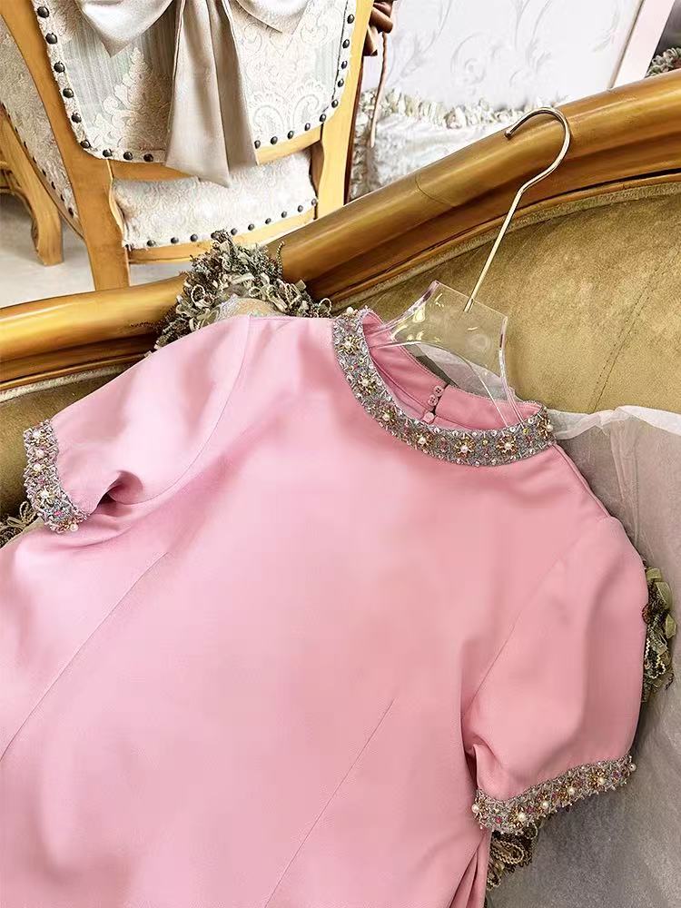 26ss rhinestone dress