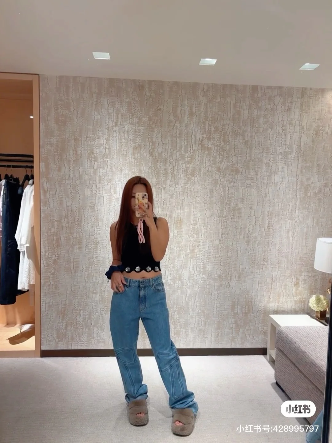 Chan 25fw cargo denim pants