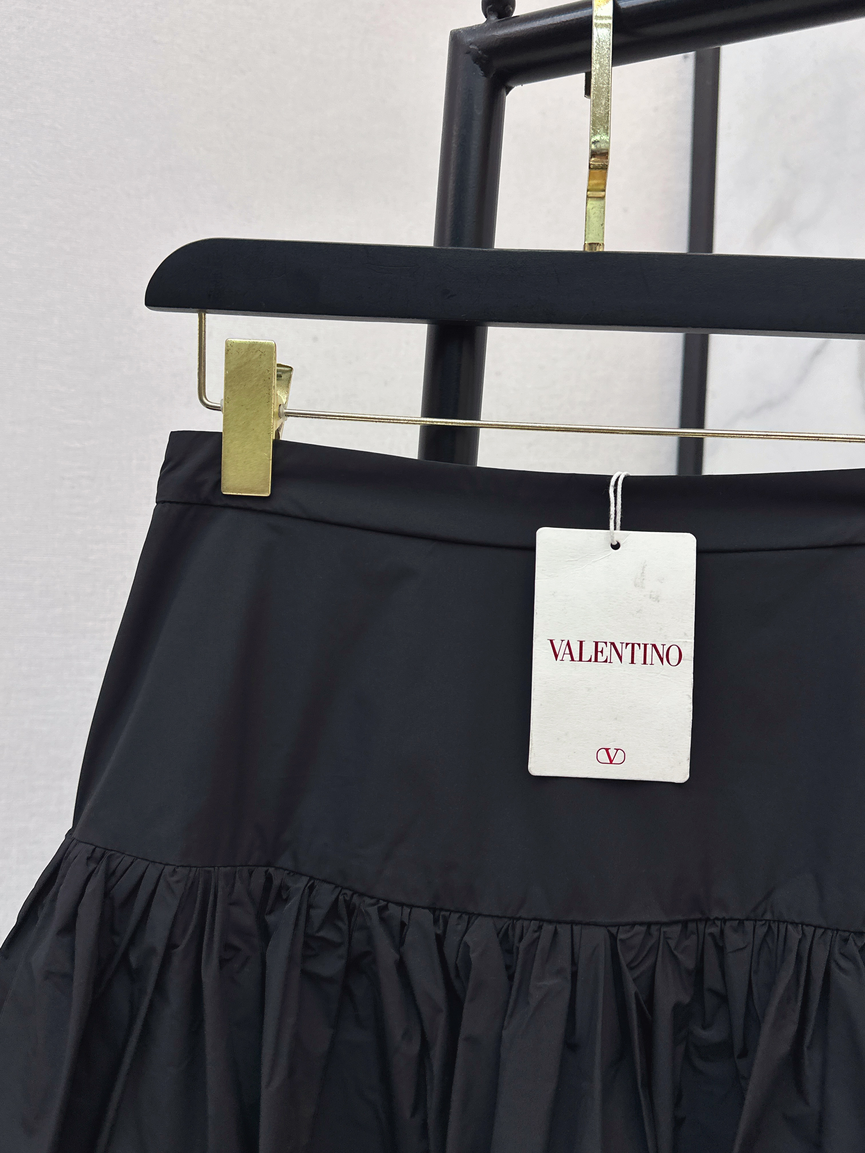 Valen 26ss ruffle layered skirt