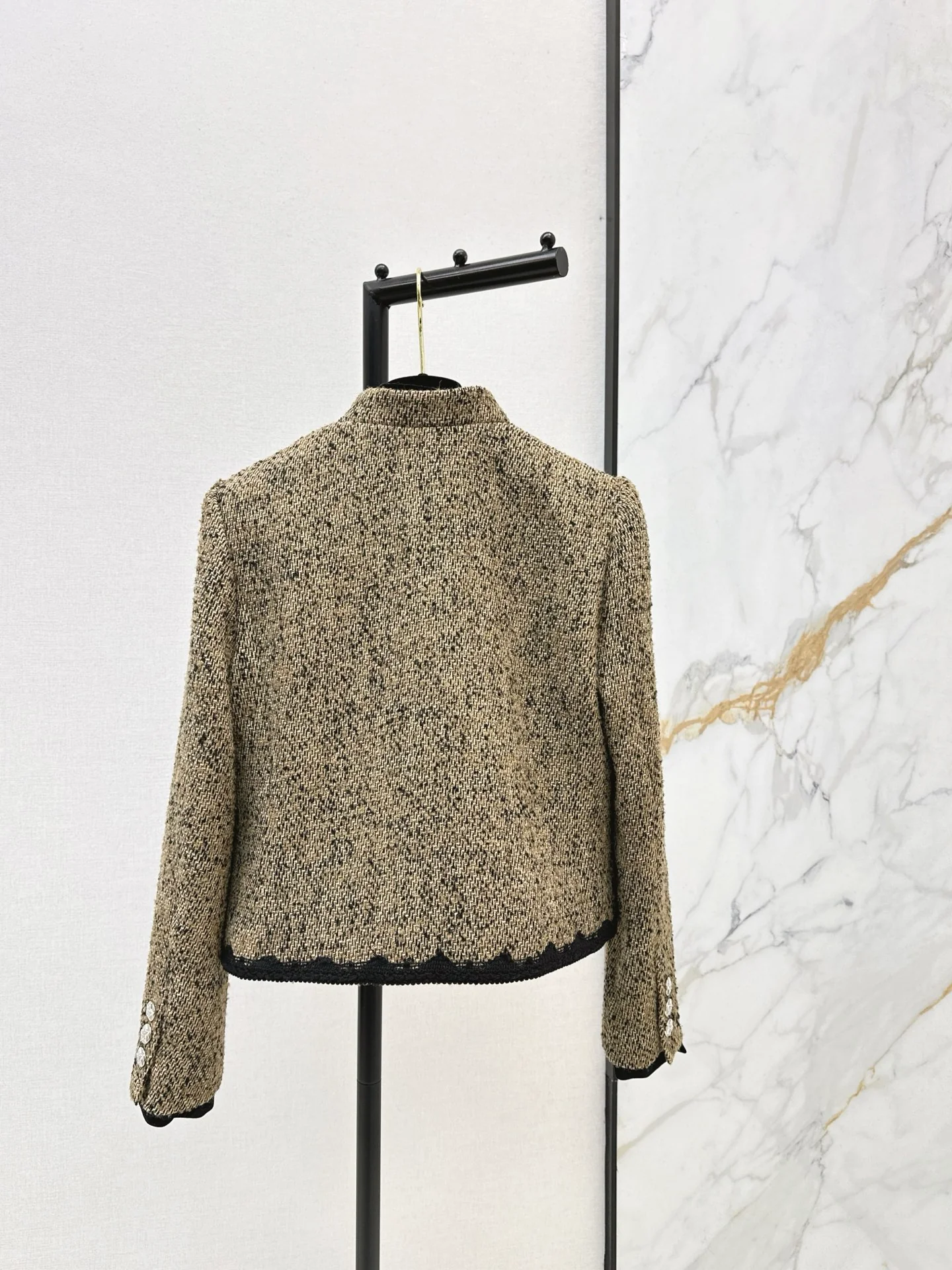 Chan 26ss woven tweed jacket