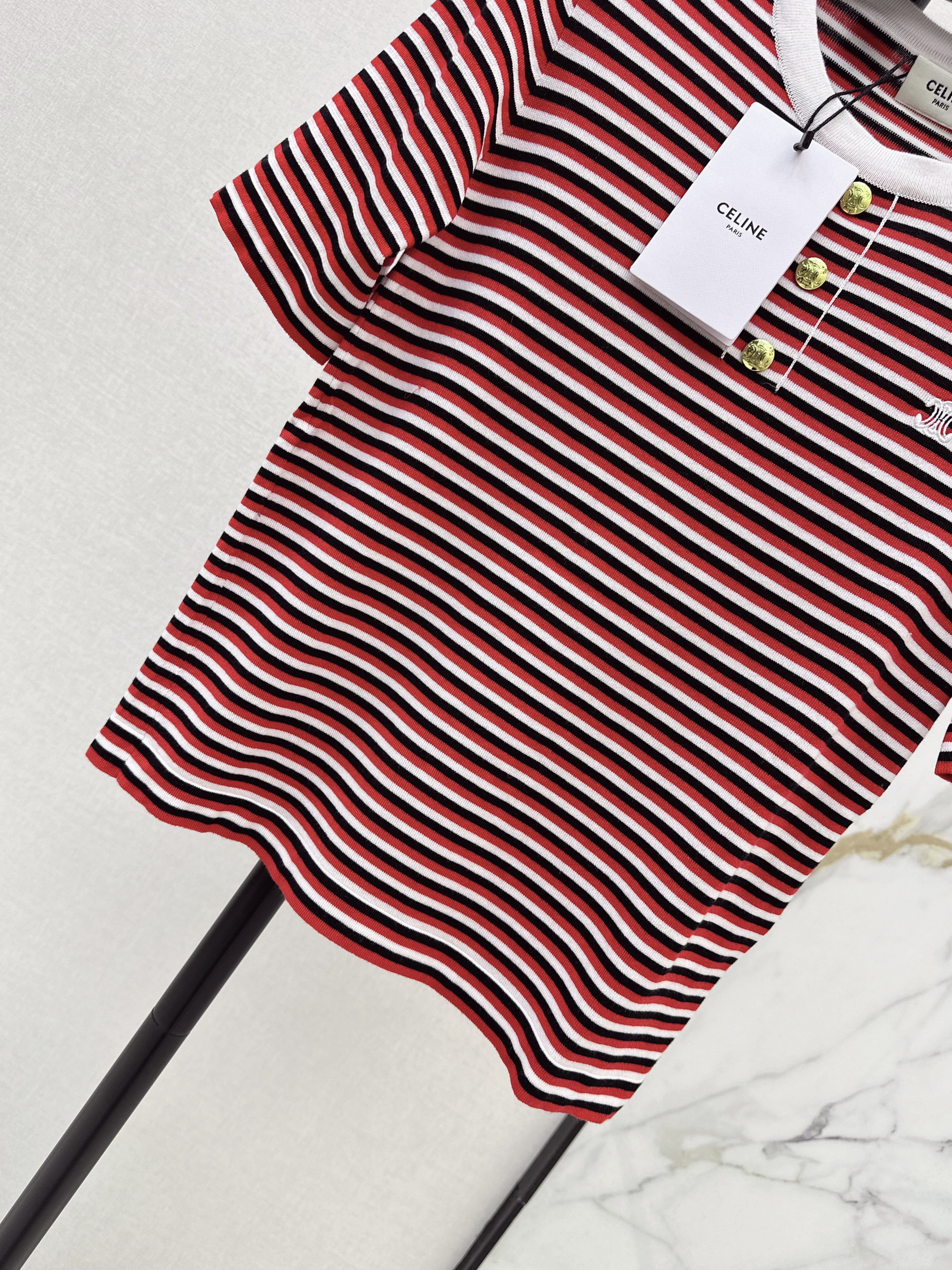 Celi 26ss stripe knitwear