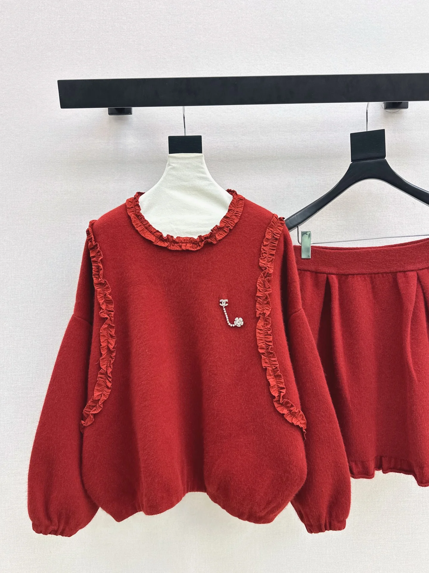 Chan 26ss wool outfit set