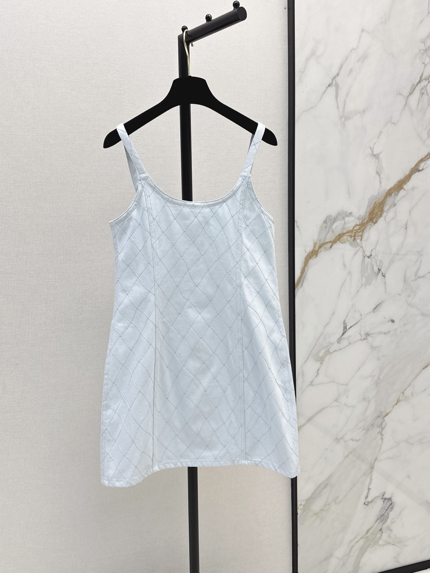 Chan 26ss denim slip dress
