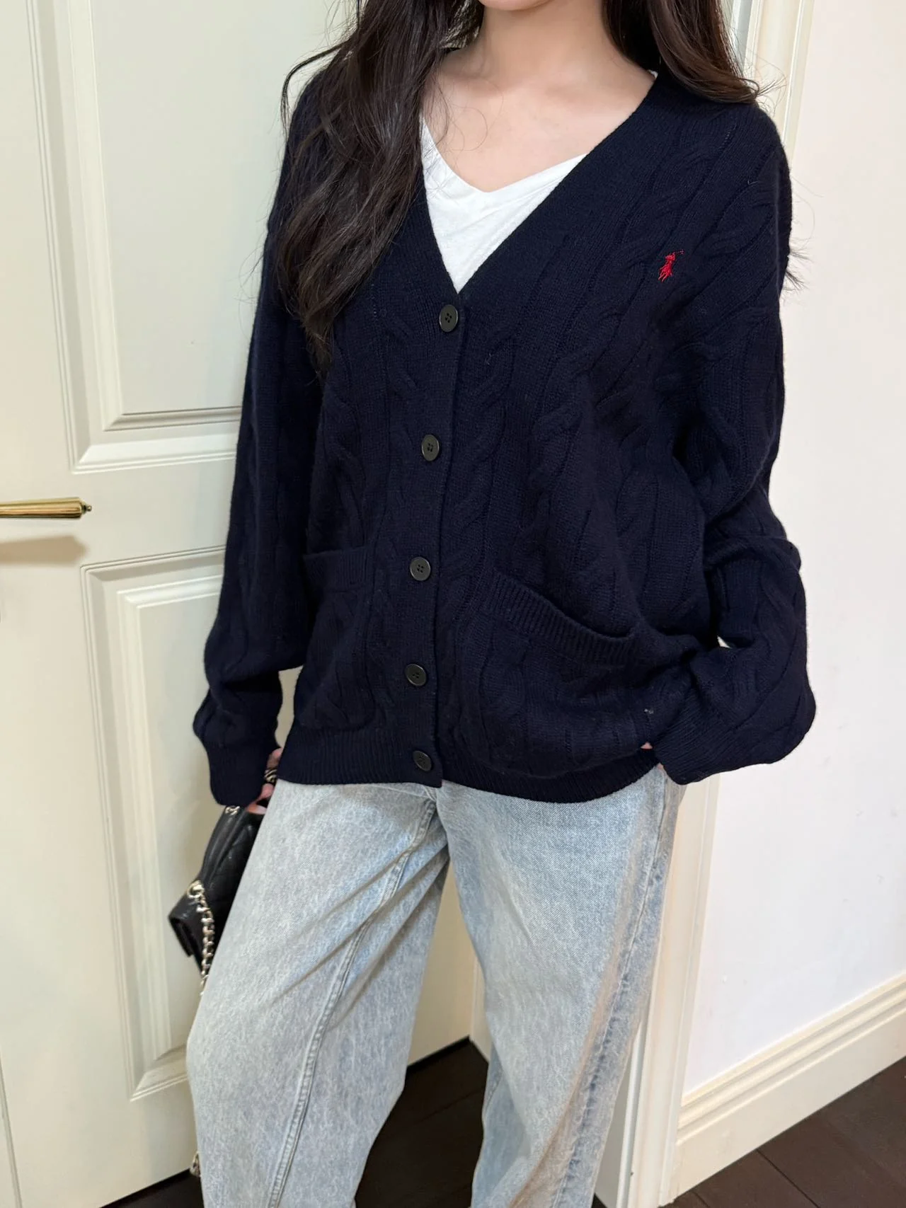 Ralp 25fw v-neck cardigan