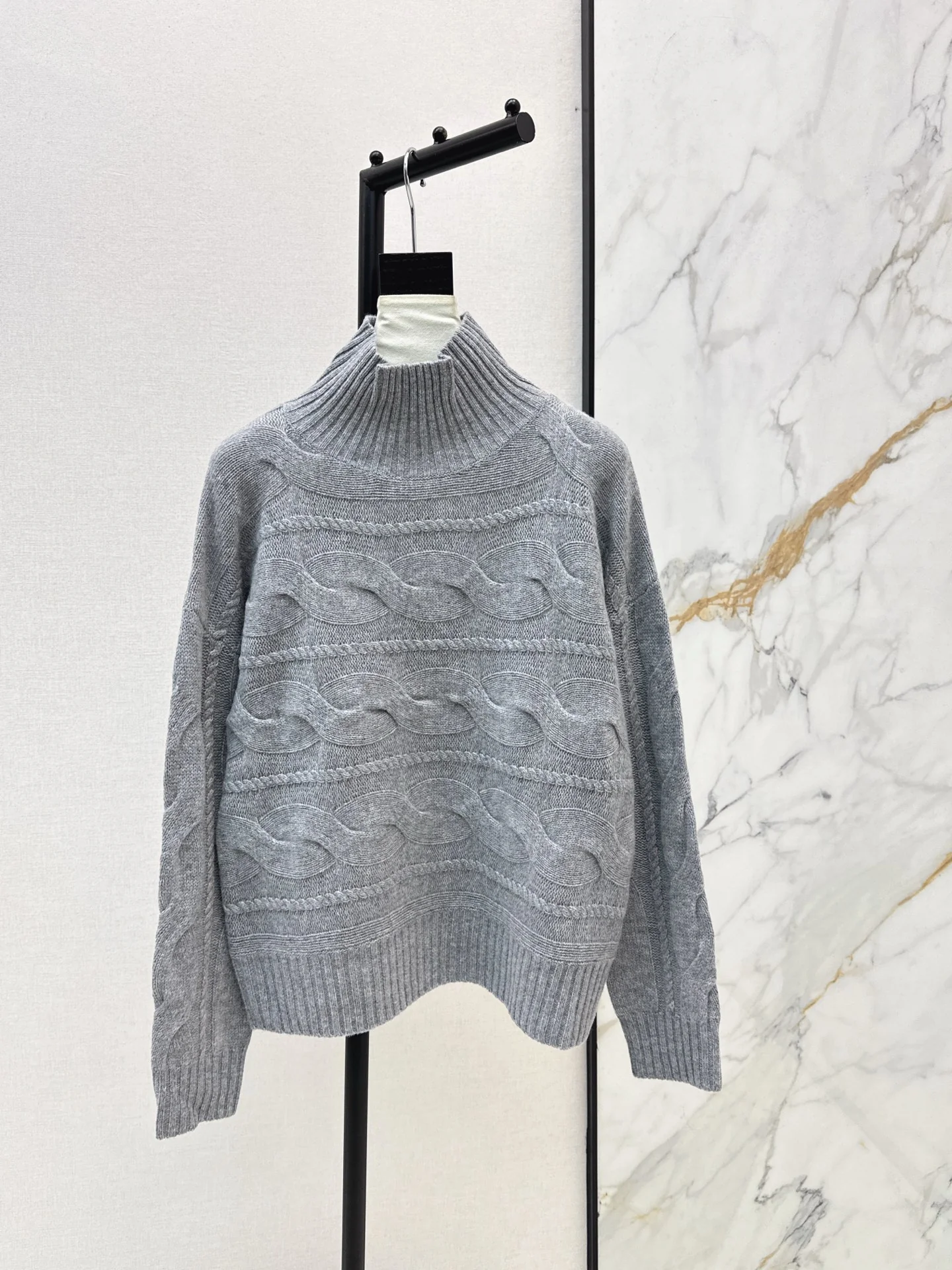 Max 25fw cable knit sweater