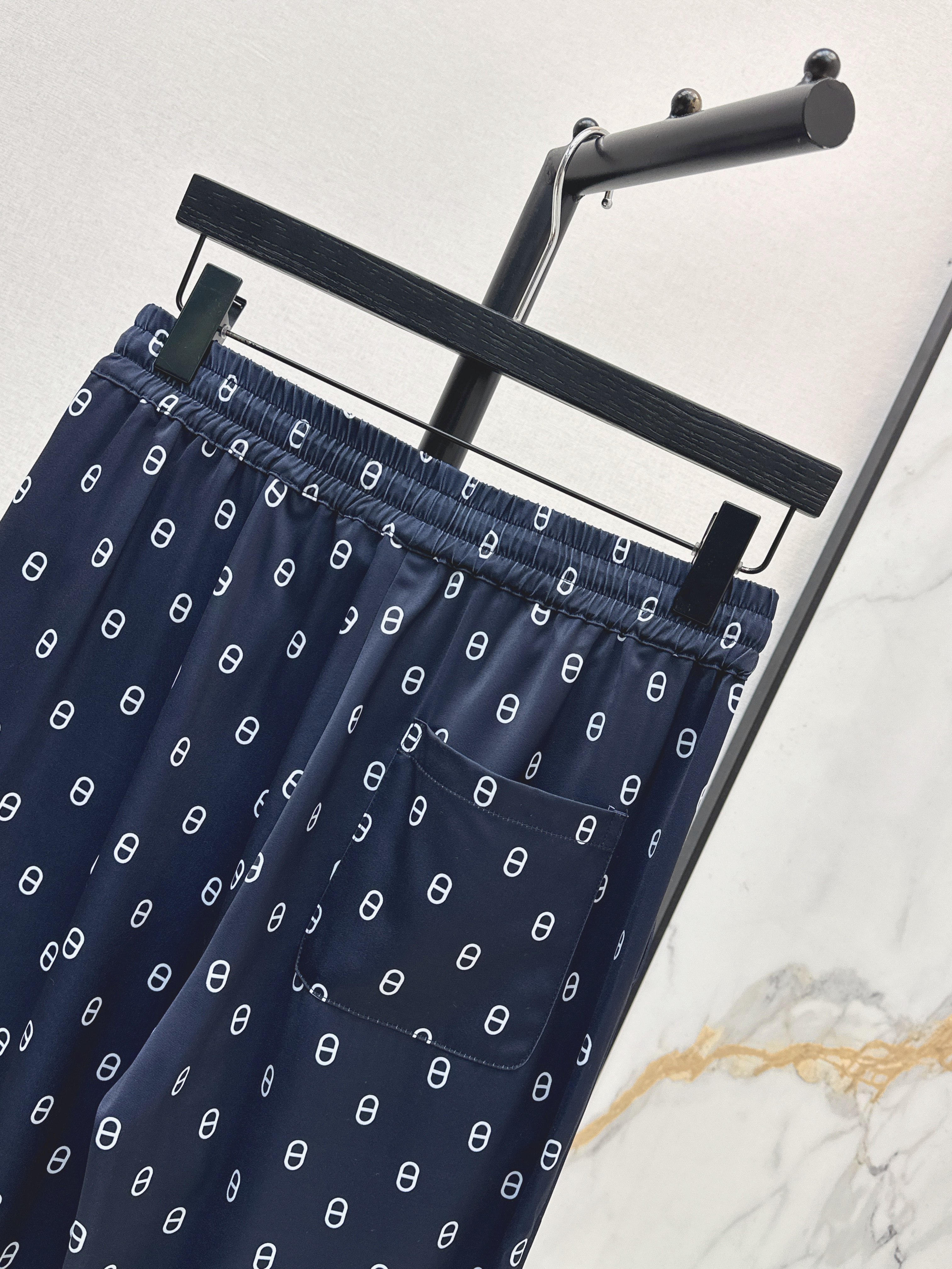 Her 26ss print wide leg pants