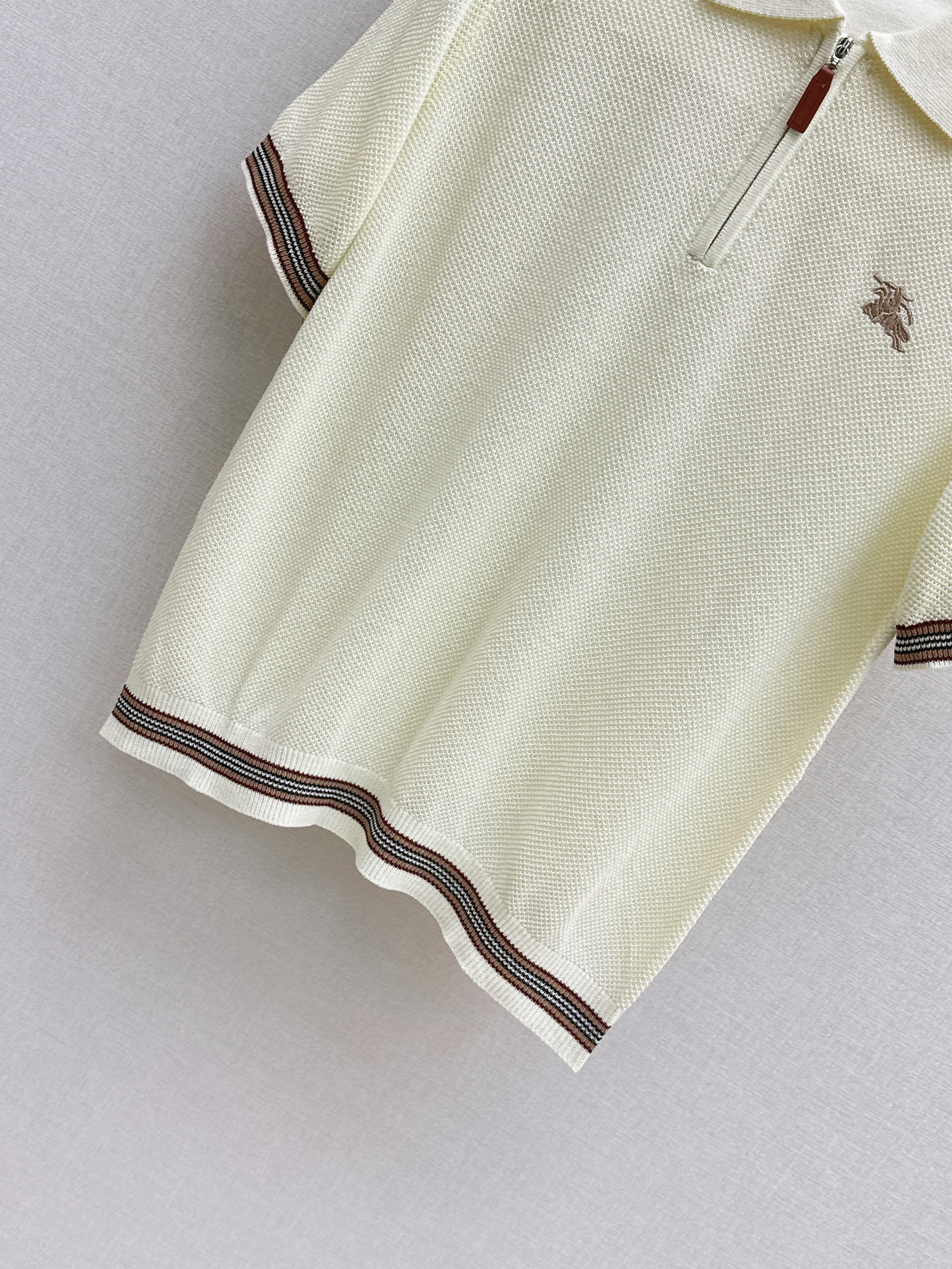 Bur 26ss embroidery knitwear