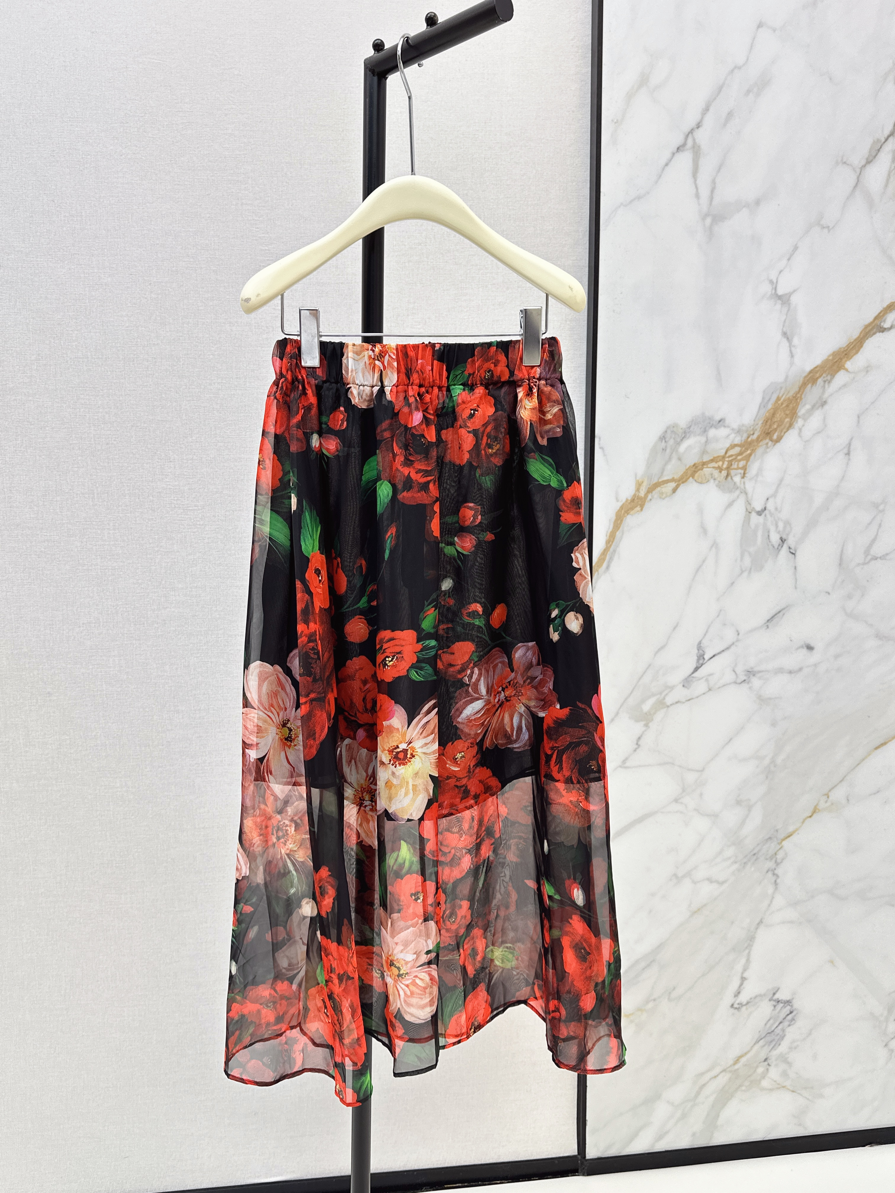 Dolc 26ss floarl print skirt
