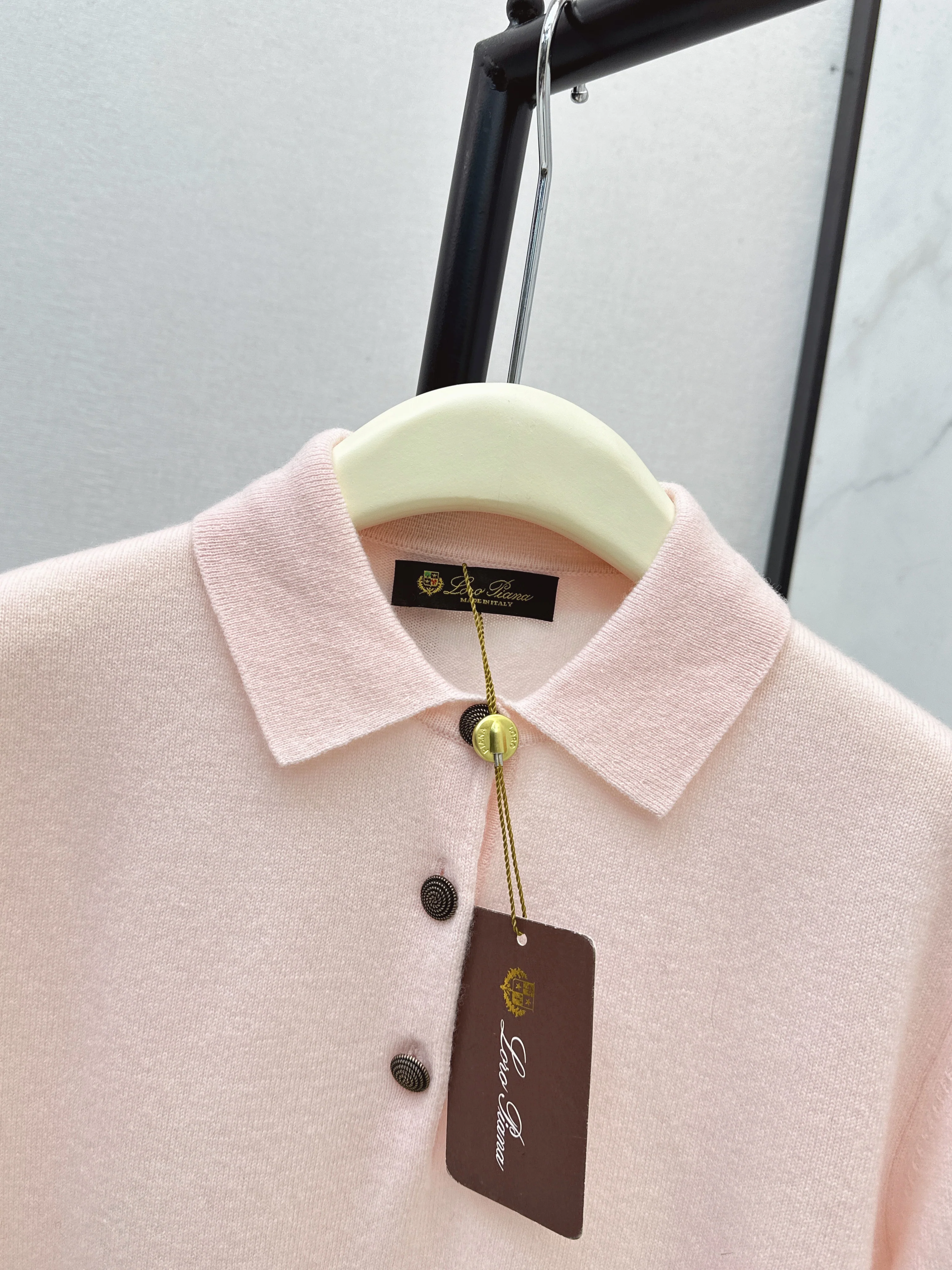 Loro 26ss cashmere polo shirts