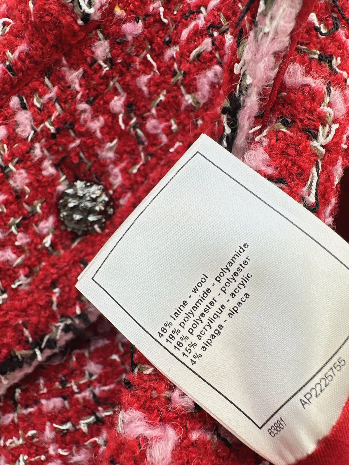 Chan 25fw tweed skirt