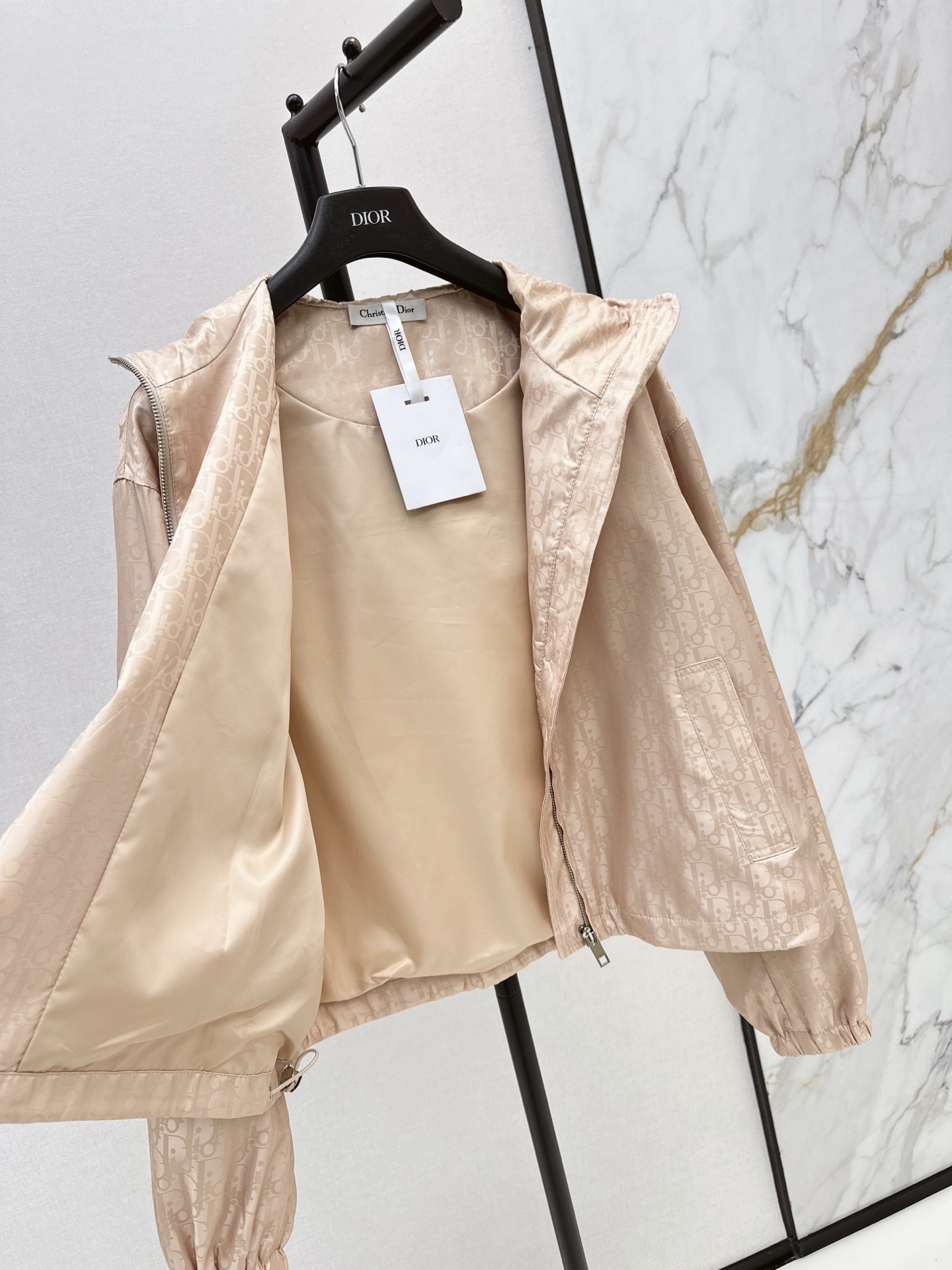 CD 26ss jacquard hooded jacket
