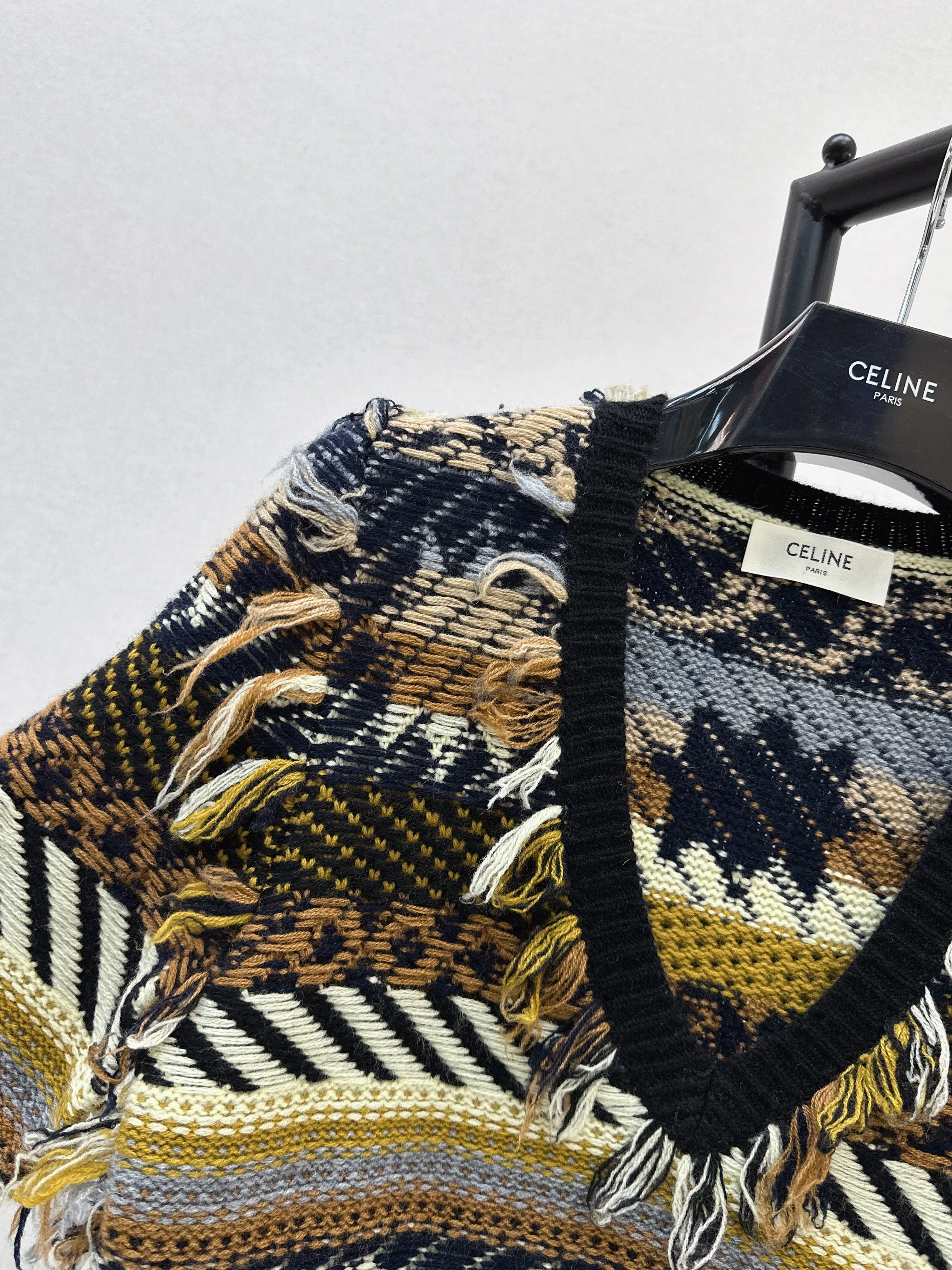 Celi 26ss tassel knit sweater