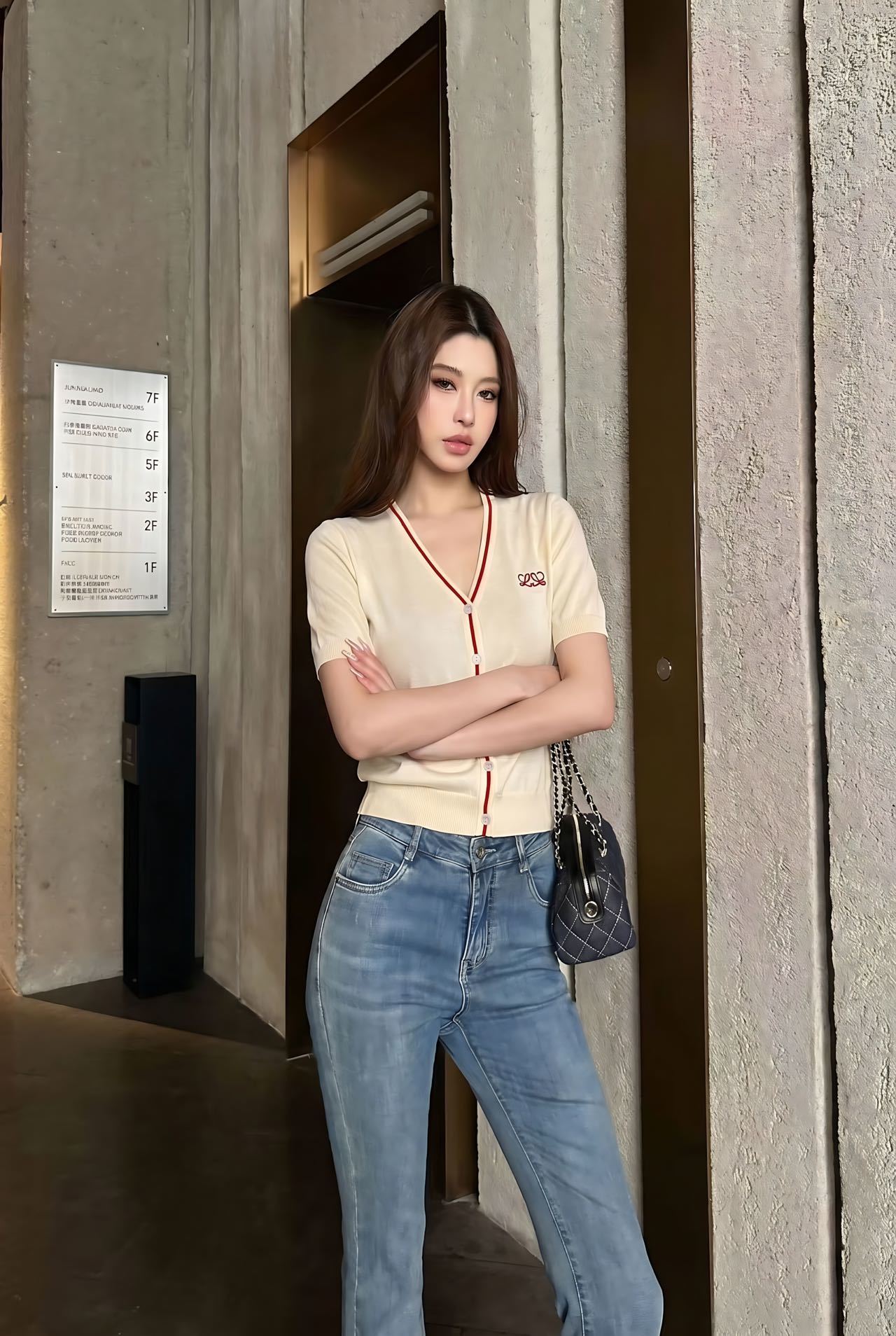 Loe 26ss knit cardigan