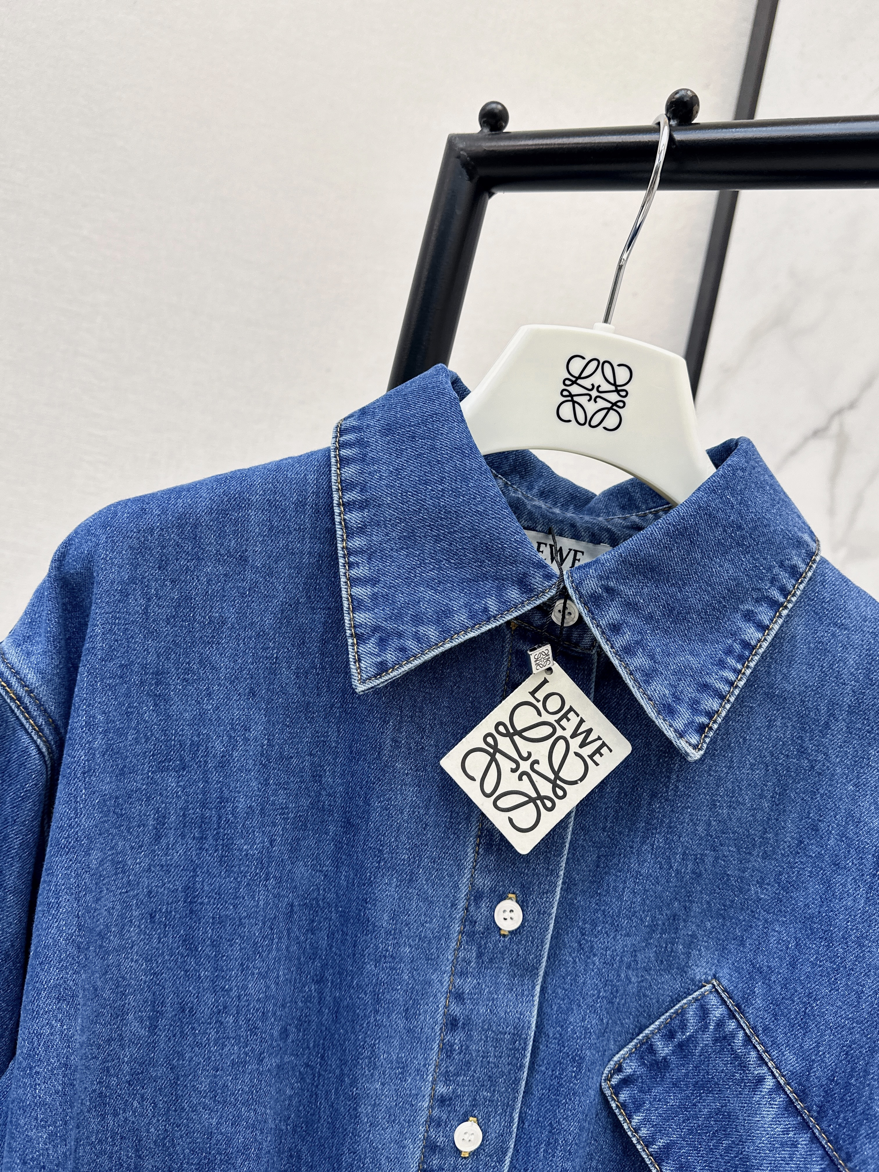 Loe 26ss denim shirt jacket
