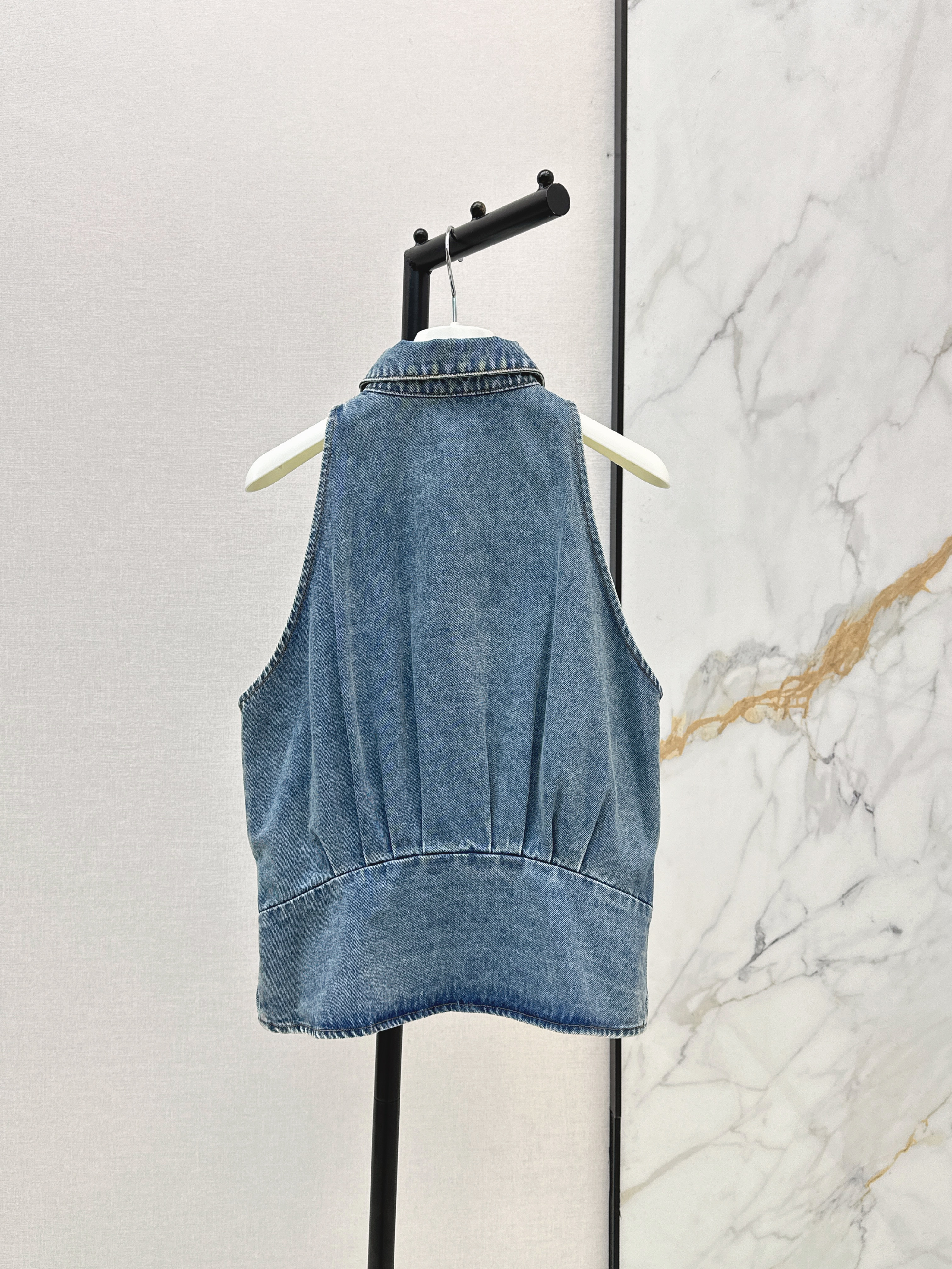 Loe 26ss denim vest