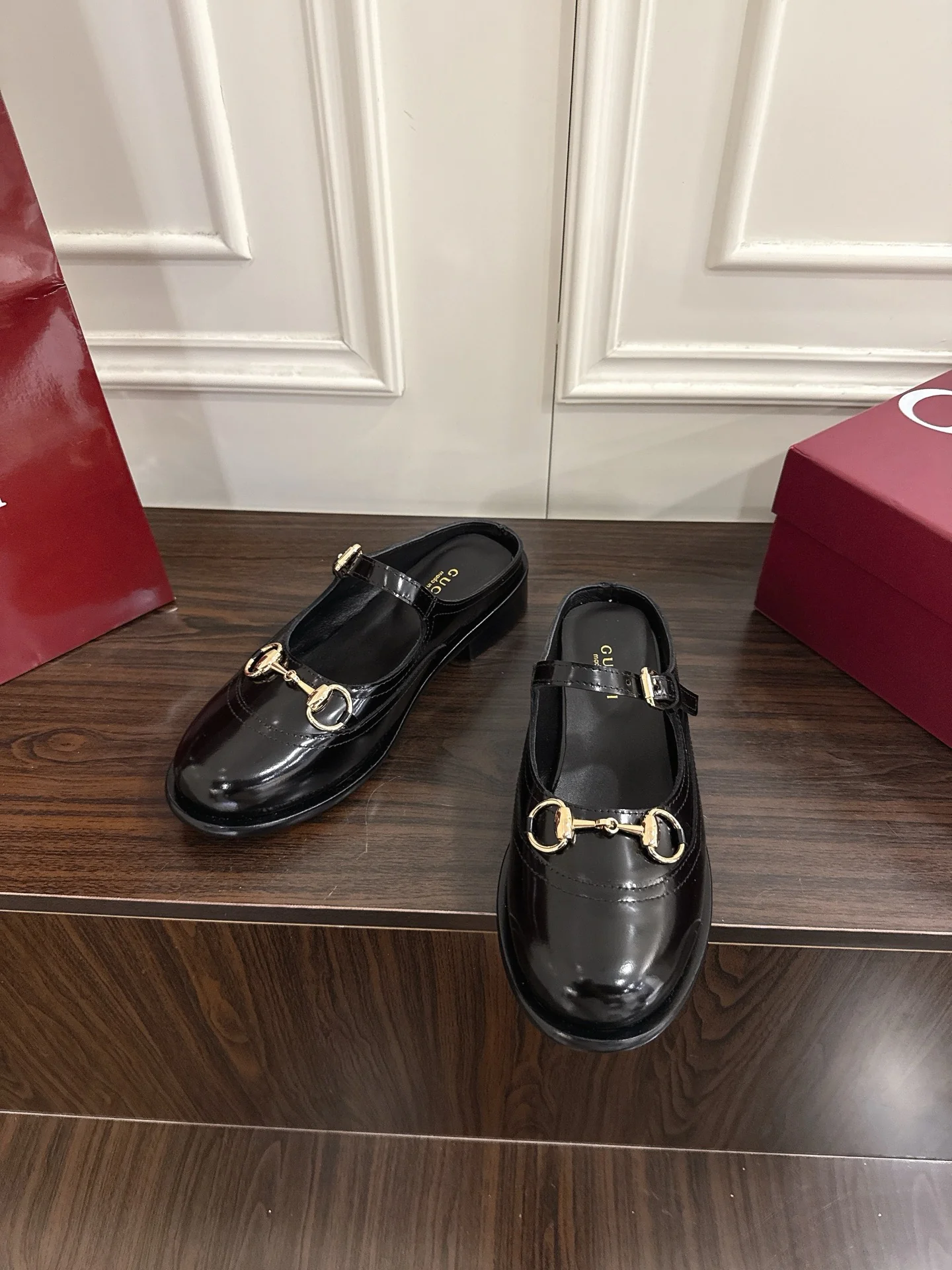 Guc 25fw mary jane mules shoes