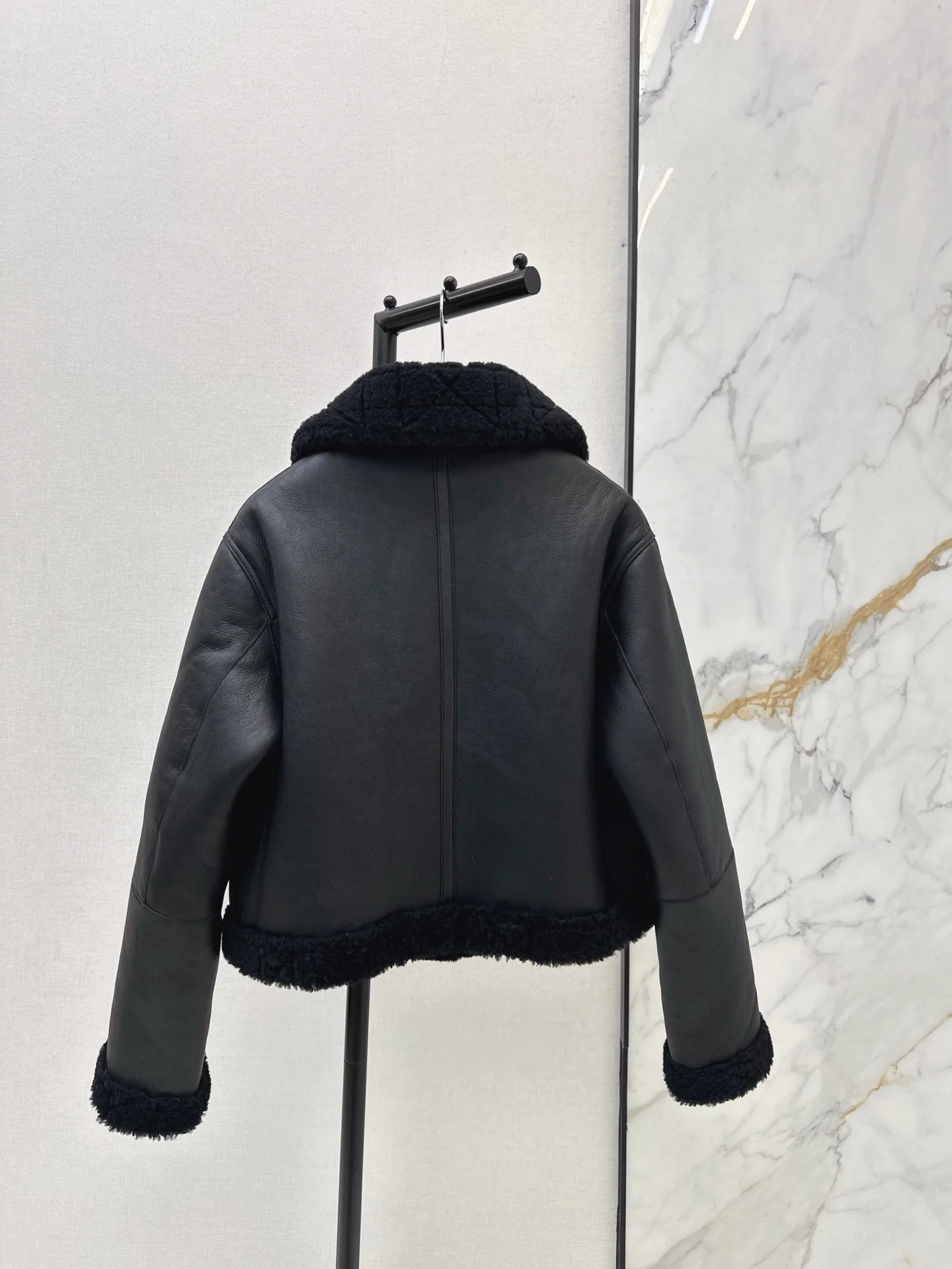 CD 26ss reversible fur jacket