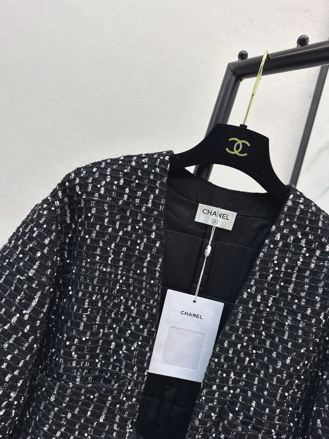 Chan 25fw sequins woven jacket