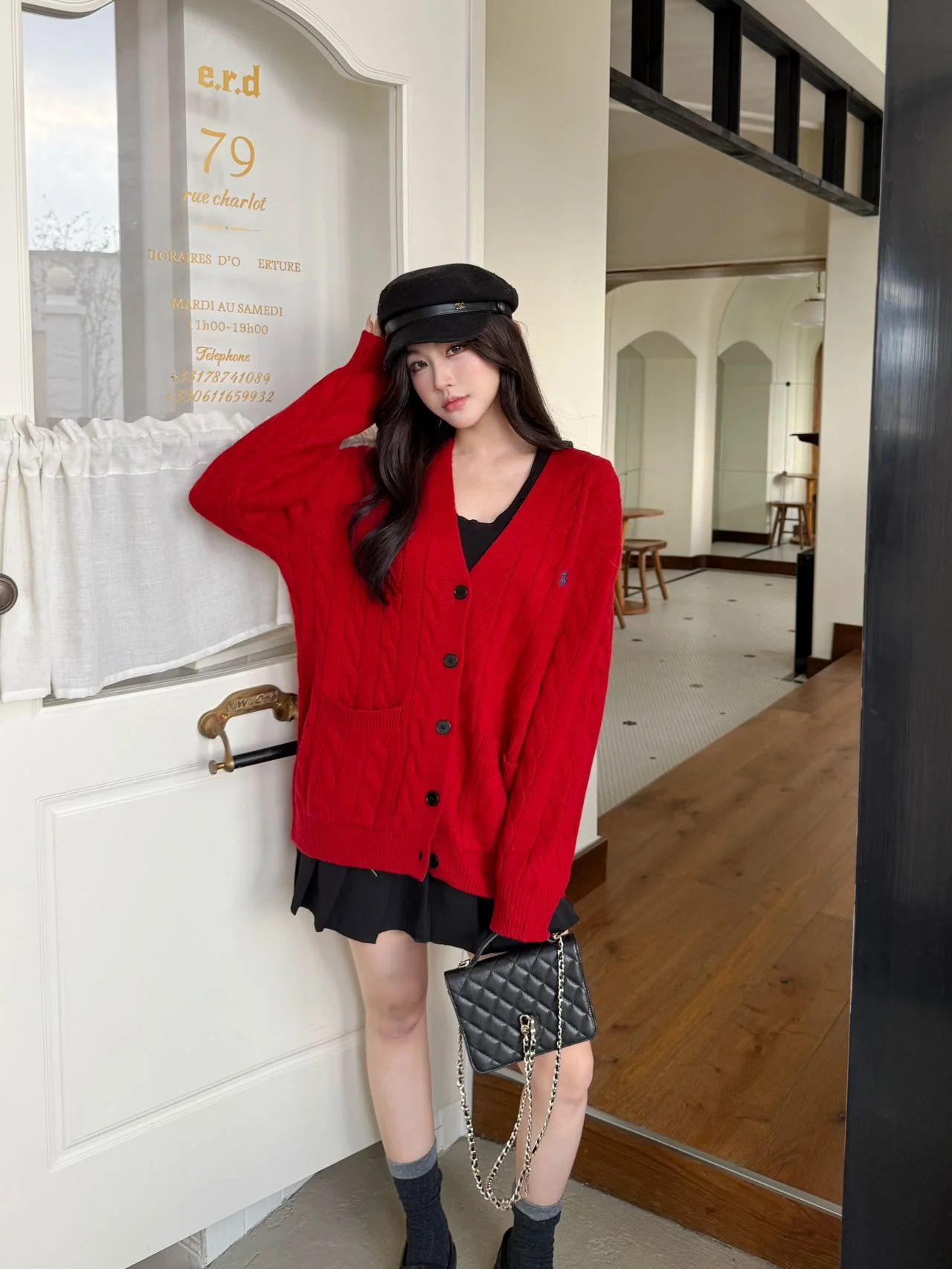 Ralp 25fw v-neck cardigan