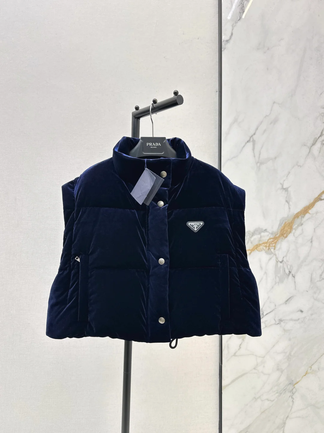 Pra 25fw velvet detachable down jacket