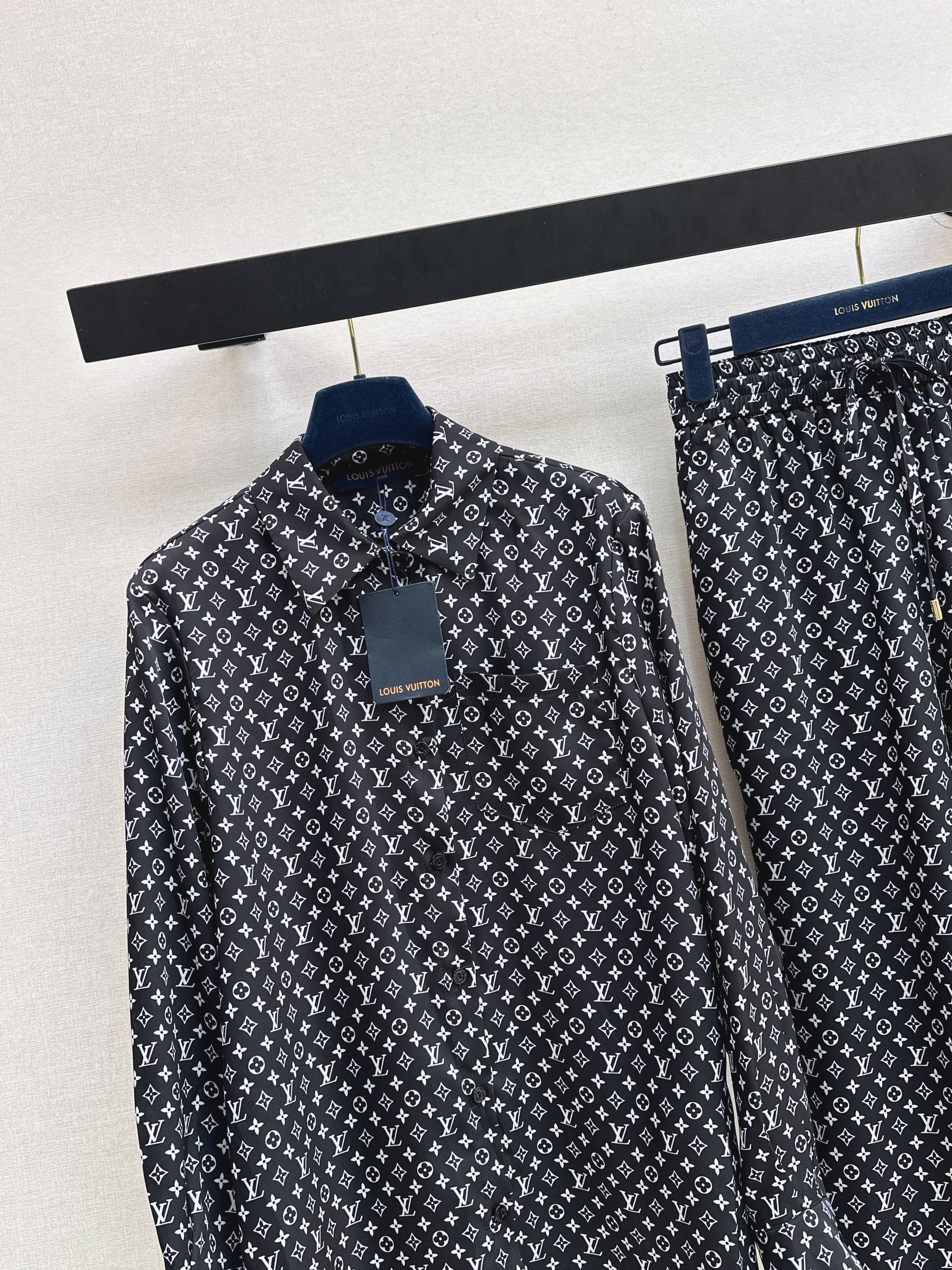 Loui 26ss print shirt pants  set