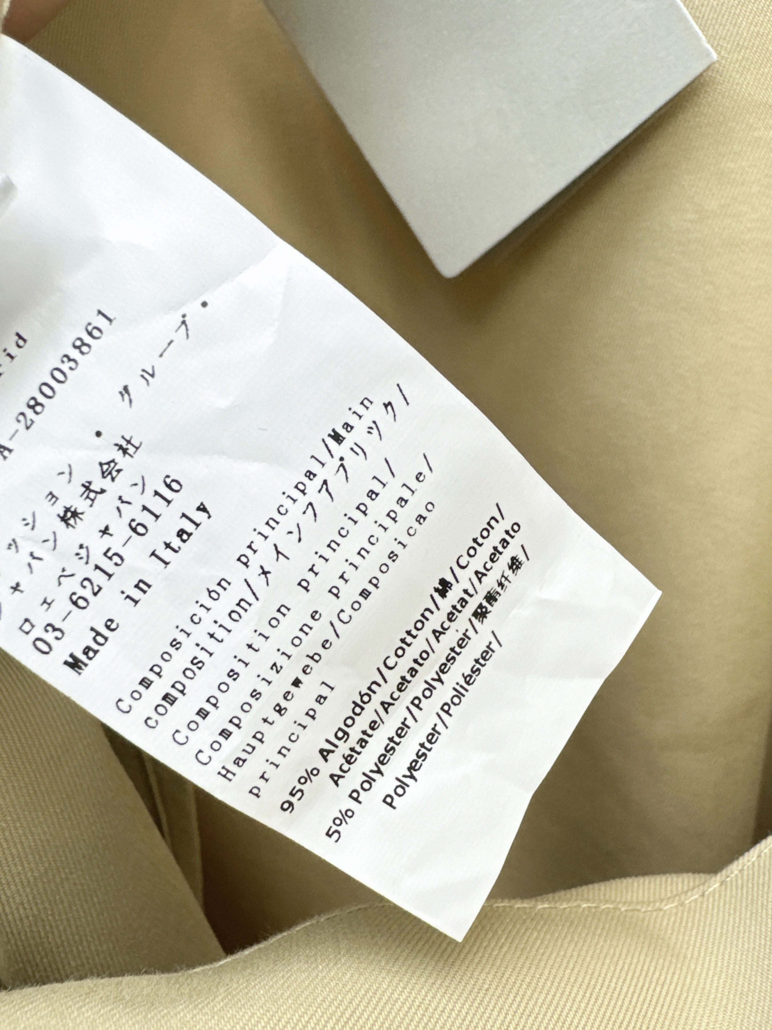 Loe 26ss asymmetrical skirt