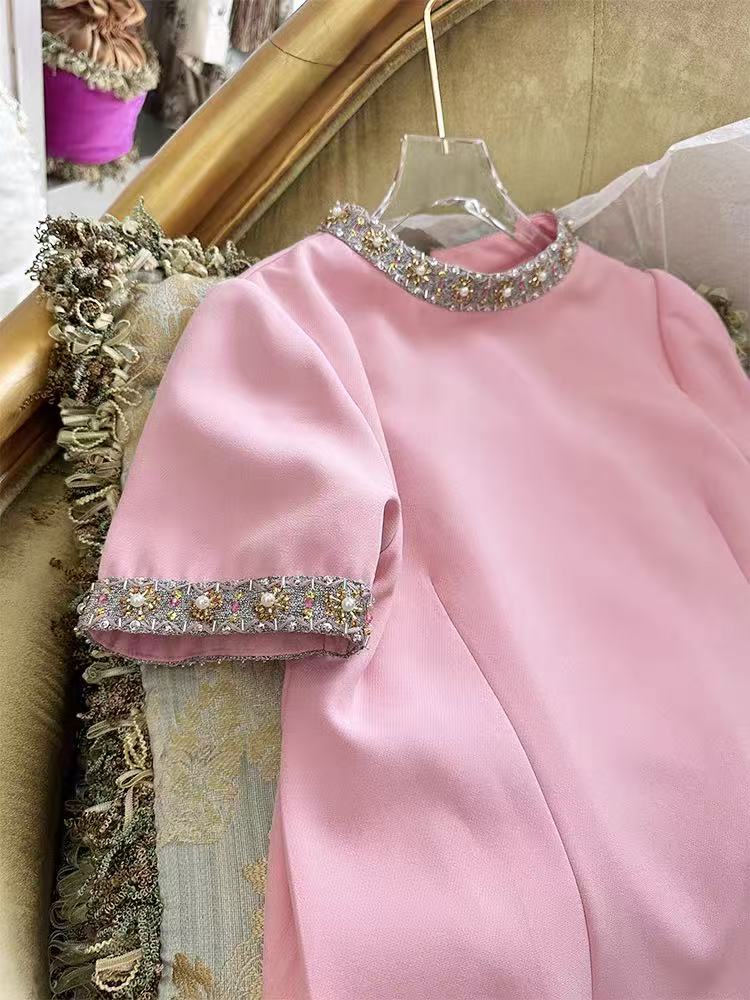 26ss rhinestone dress