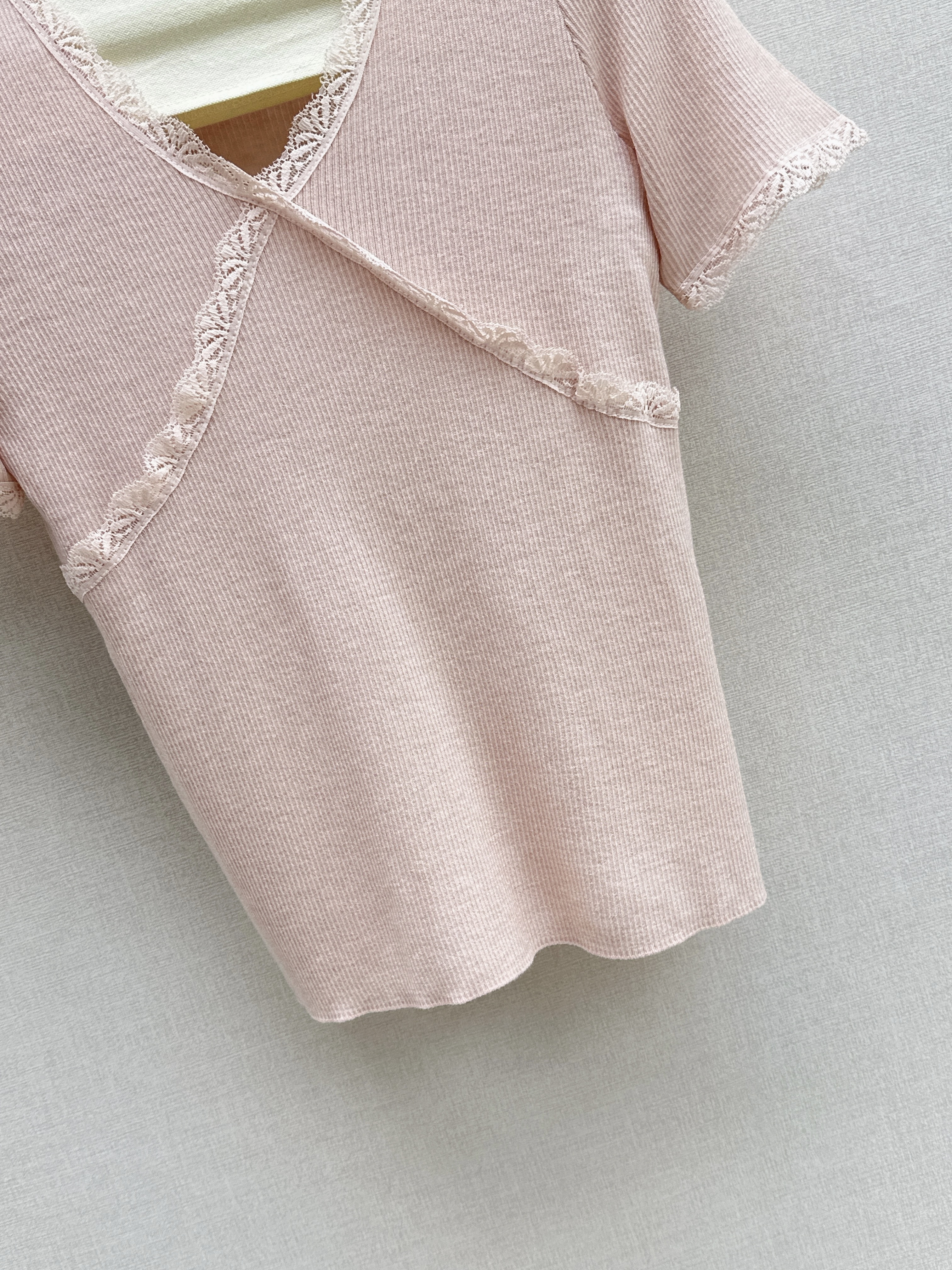 ES 26ss lace contract knitwear