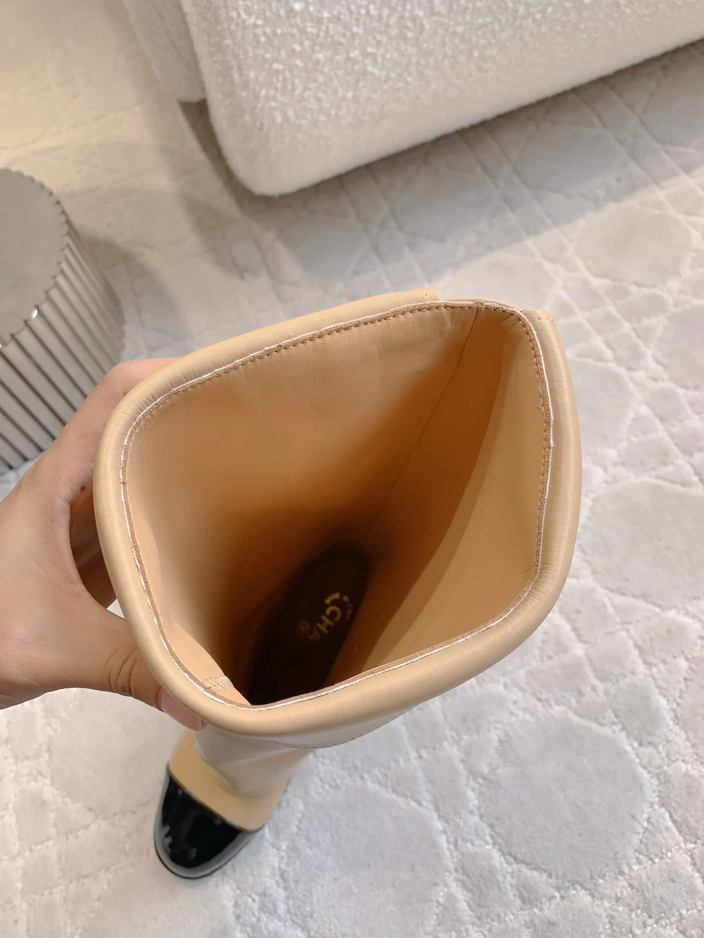 Chan 25fw cuff boots