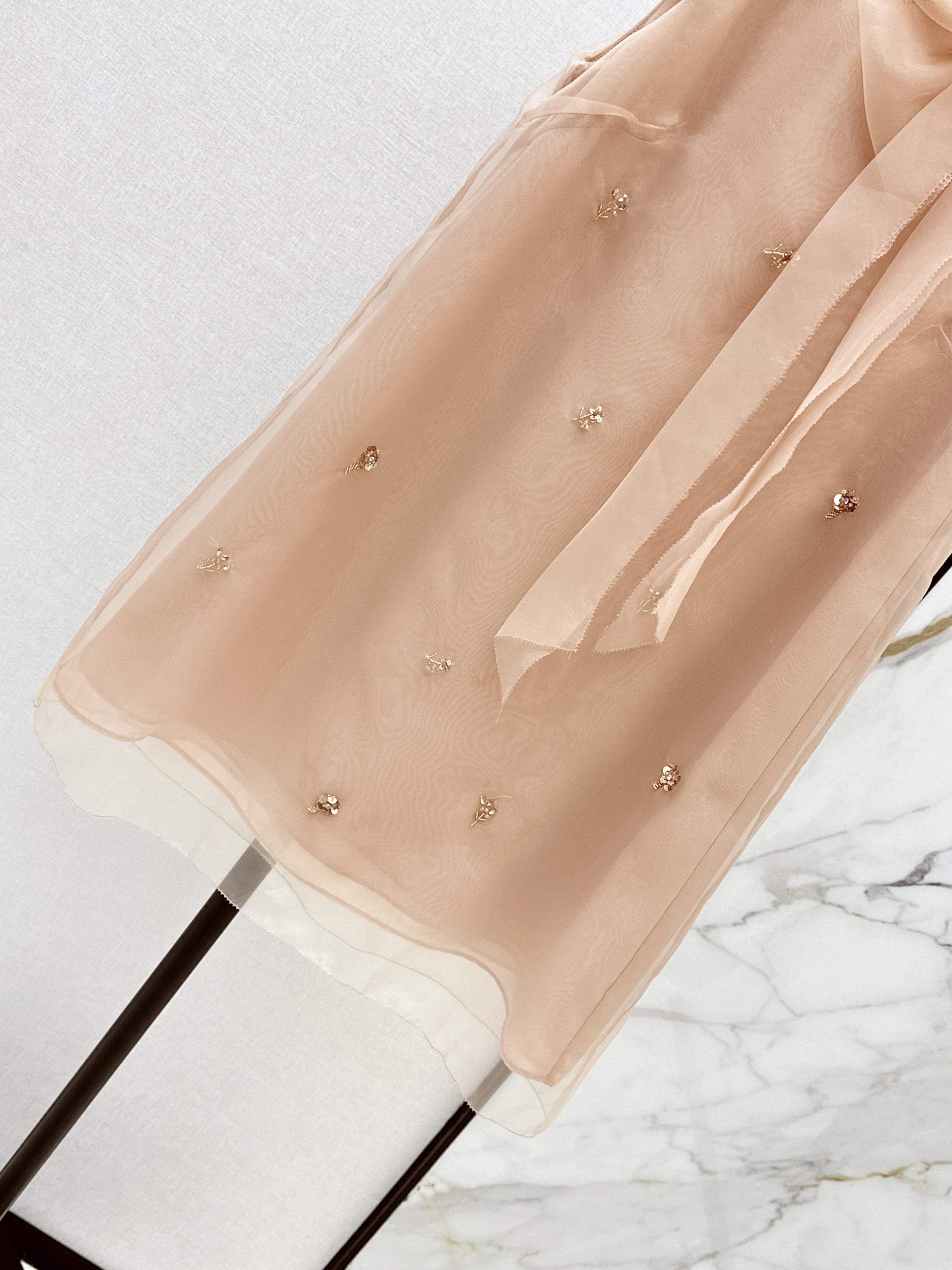 Miu 26ss ribbon bow dress