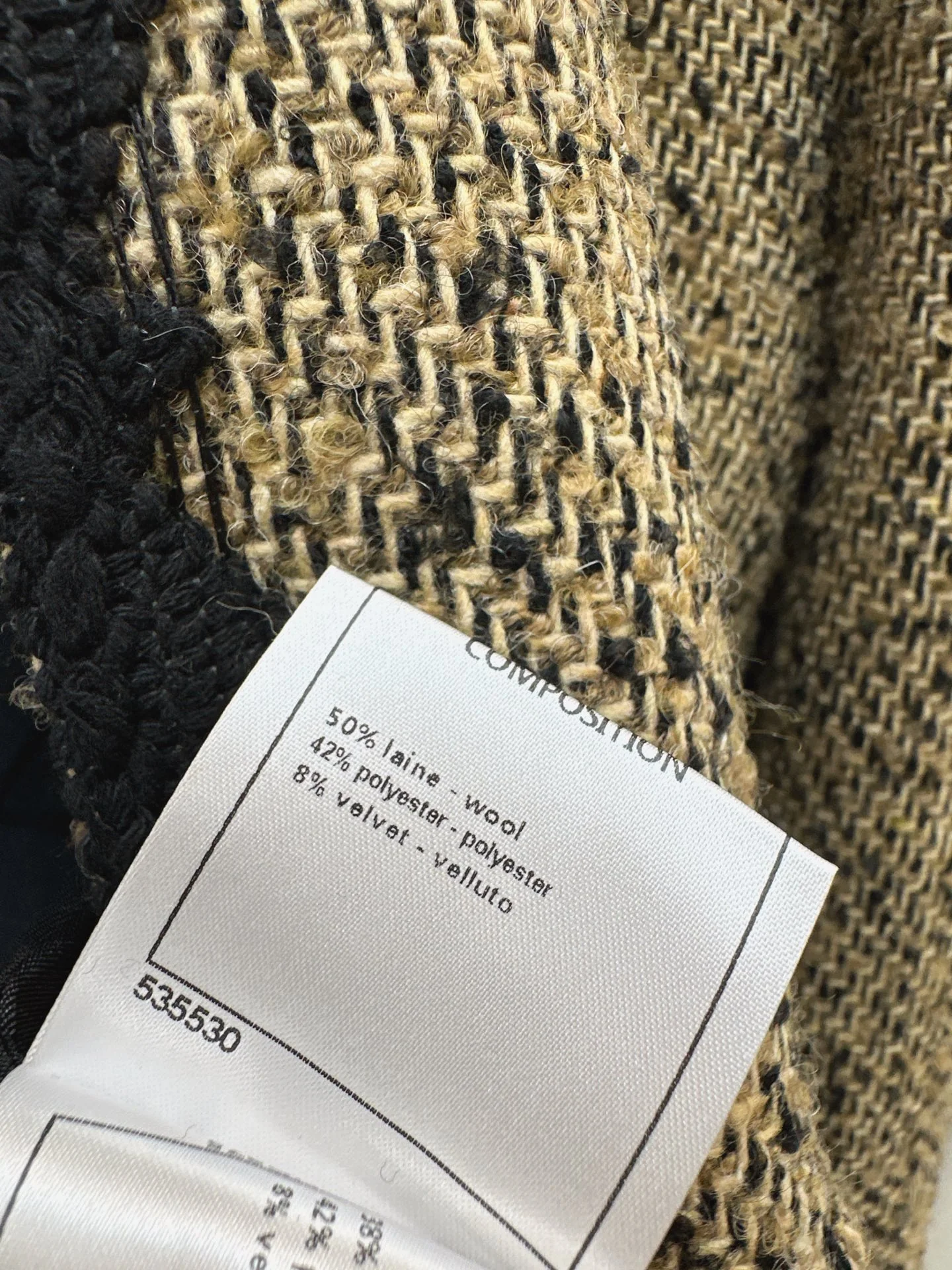 Chan 26ss woven tweed jacket