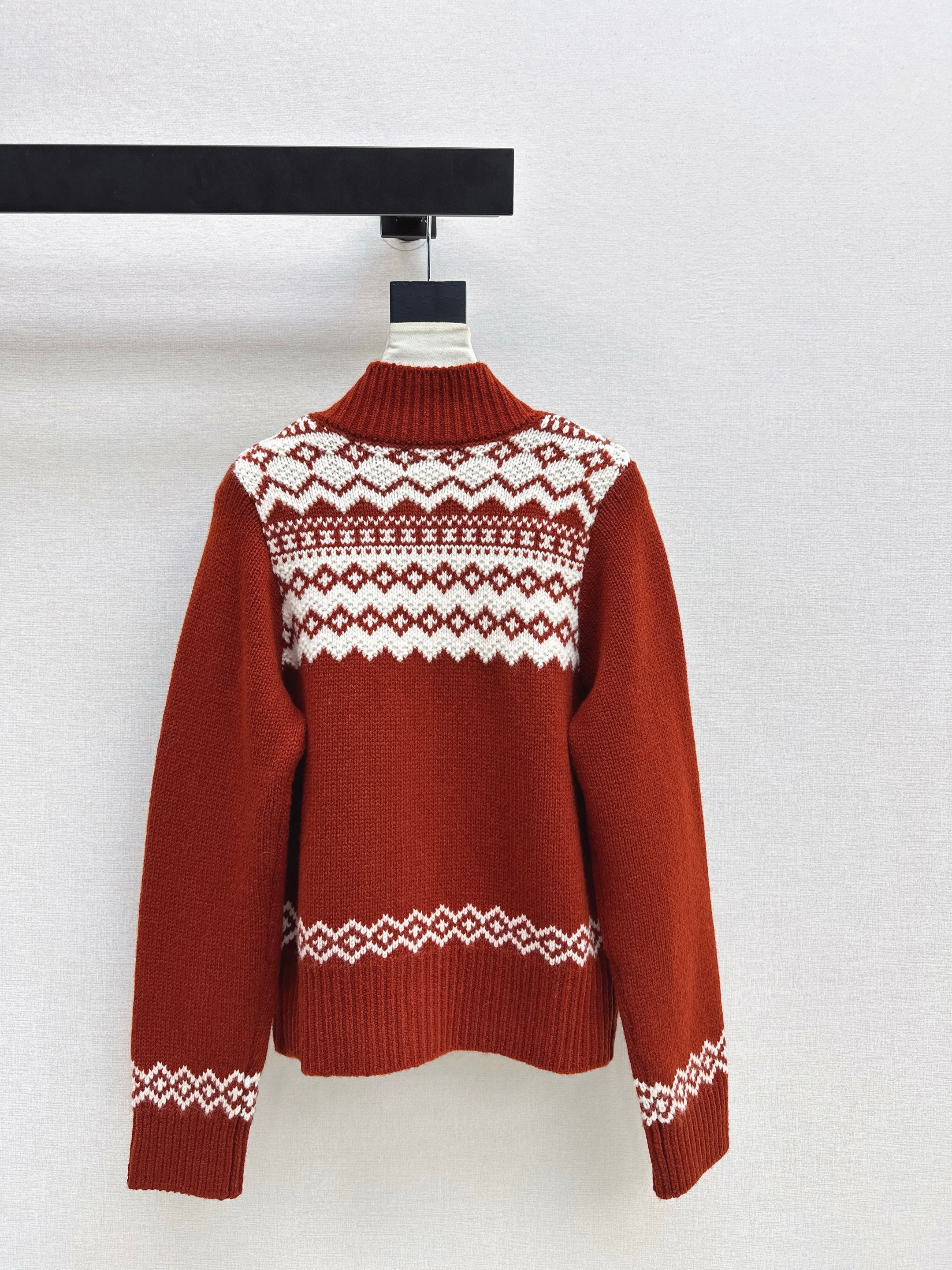 Ralp 26ss fair isle knit cardigan