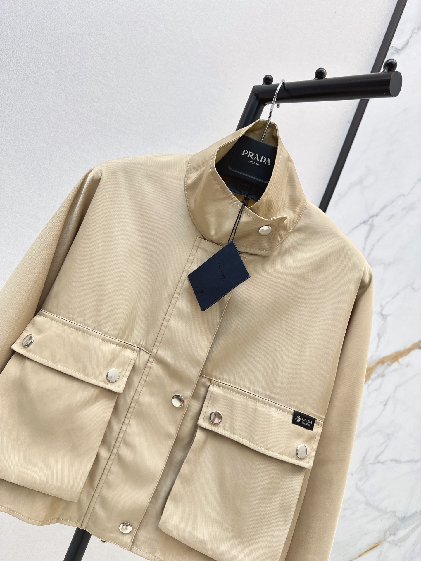 Pra 26ss cropped jacket
