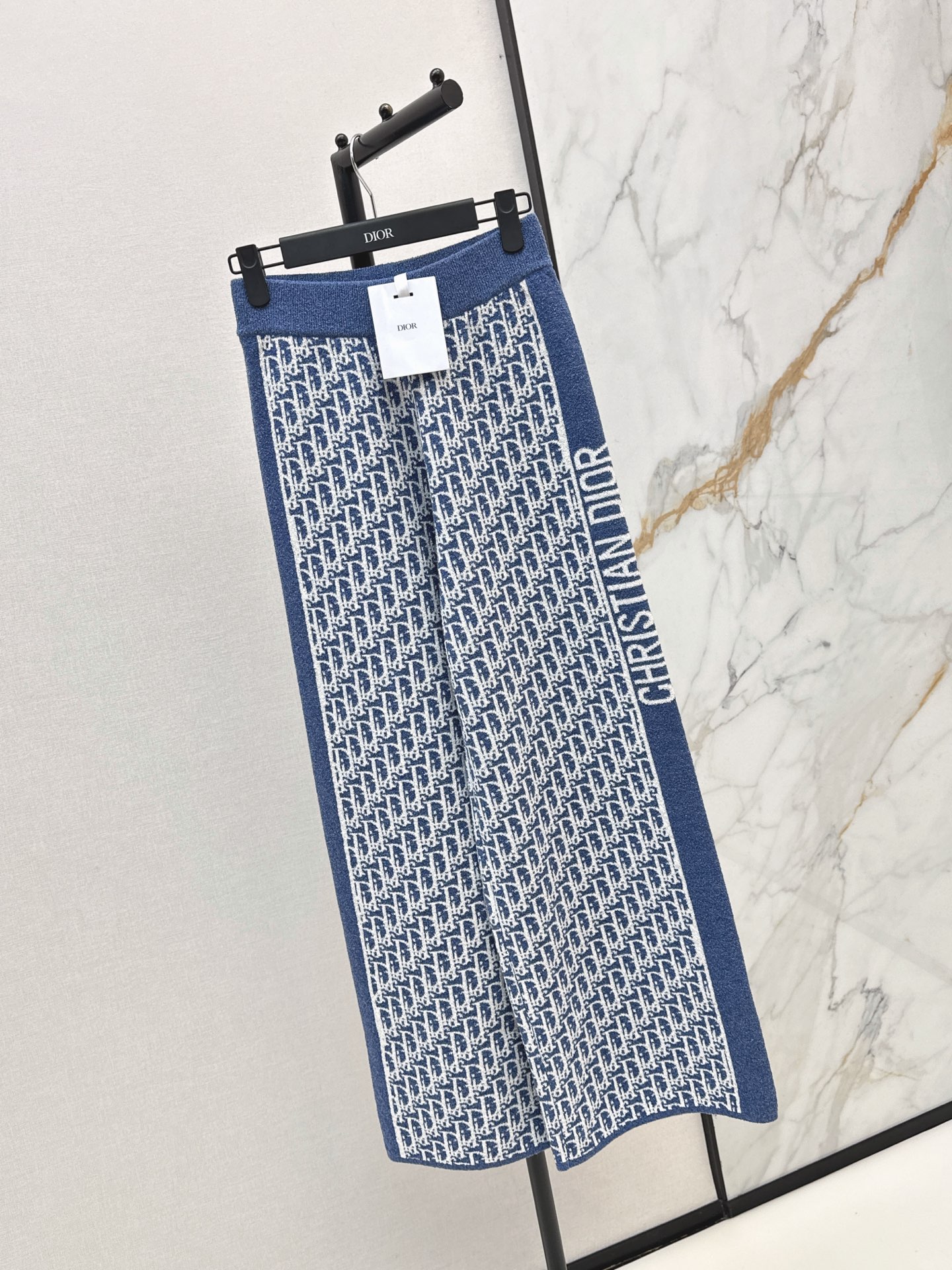 CD 26ss jacquard straight-leg pants