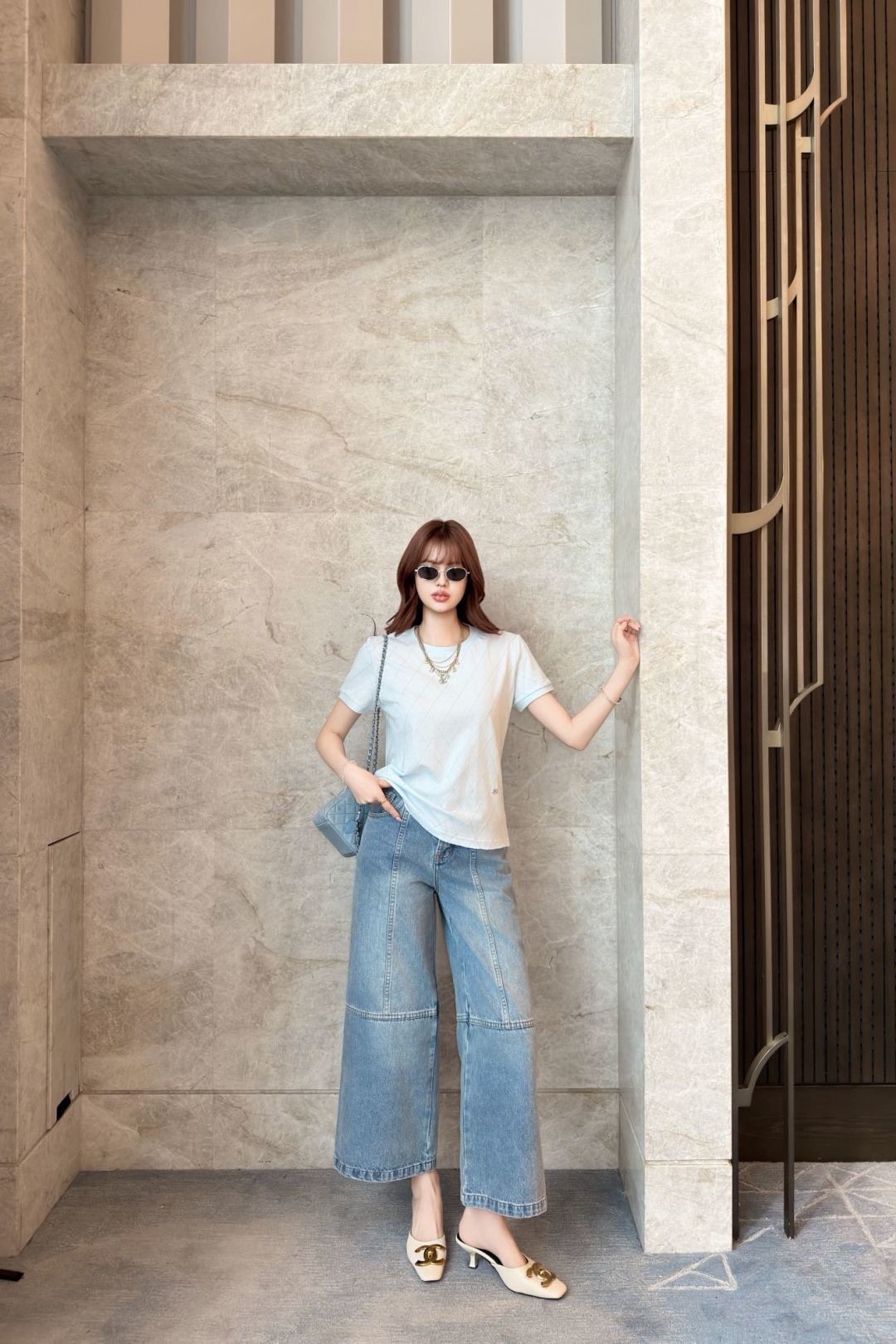 Chan 26ss cropped jeans