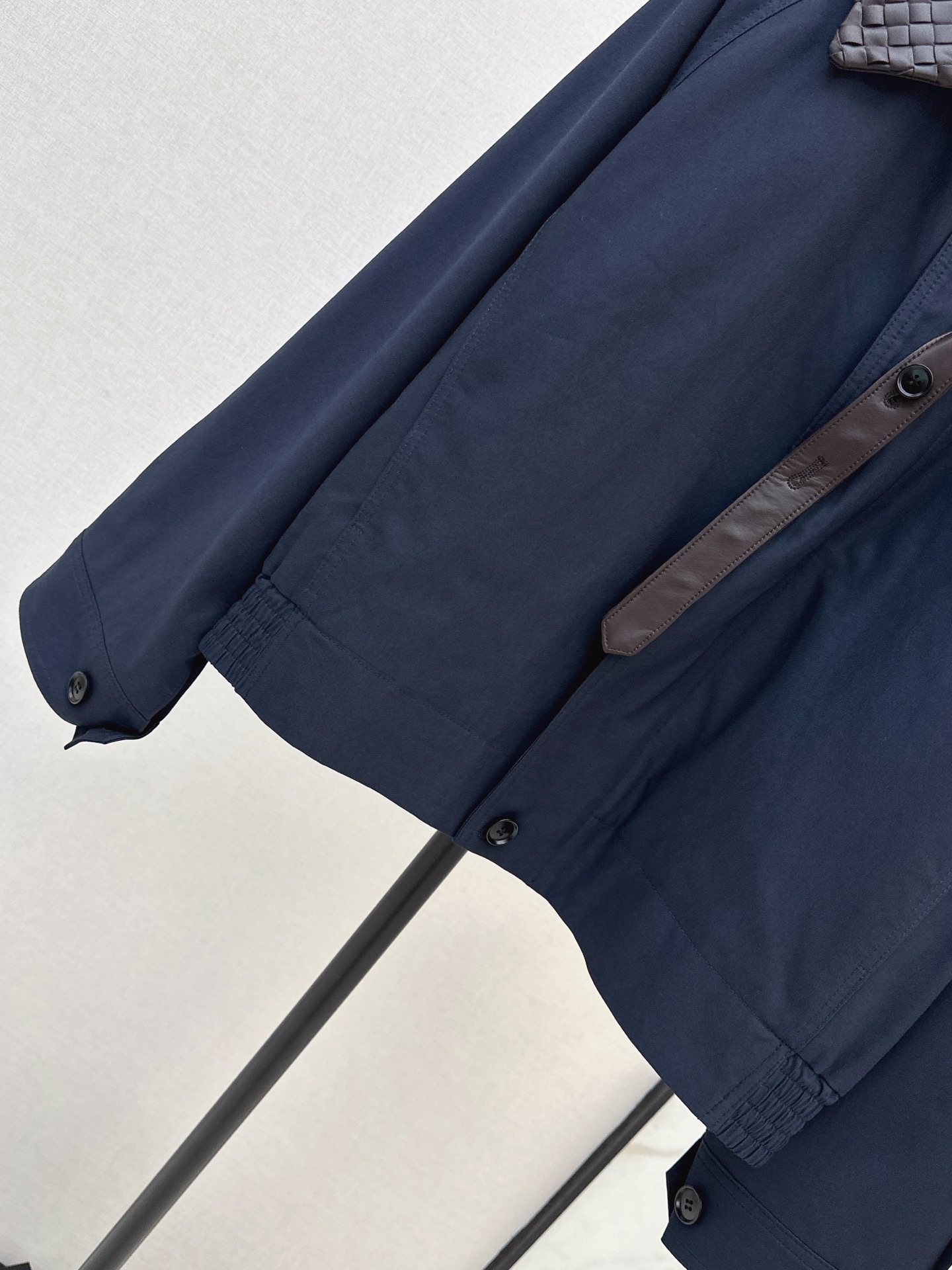 Bott 26ss woven neck jacket