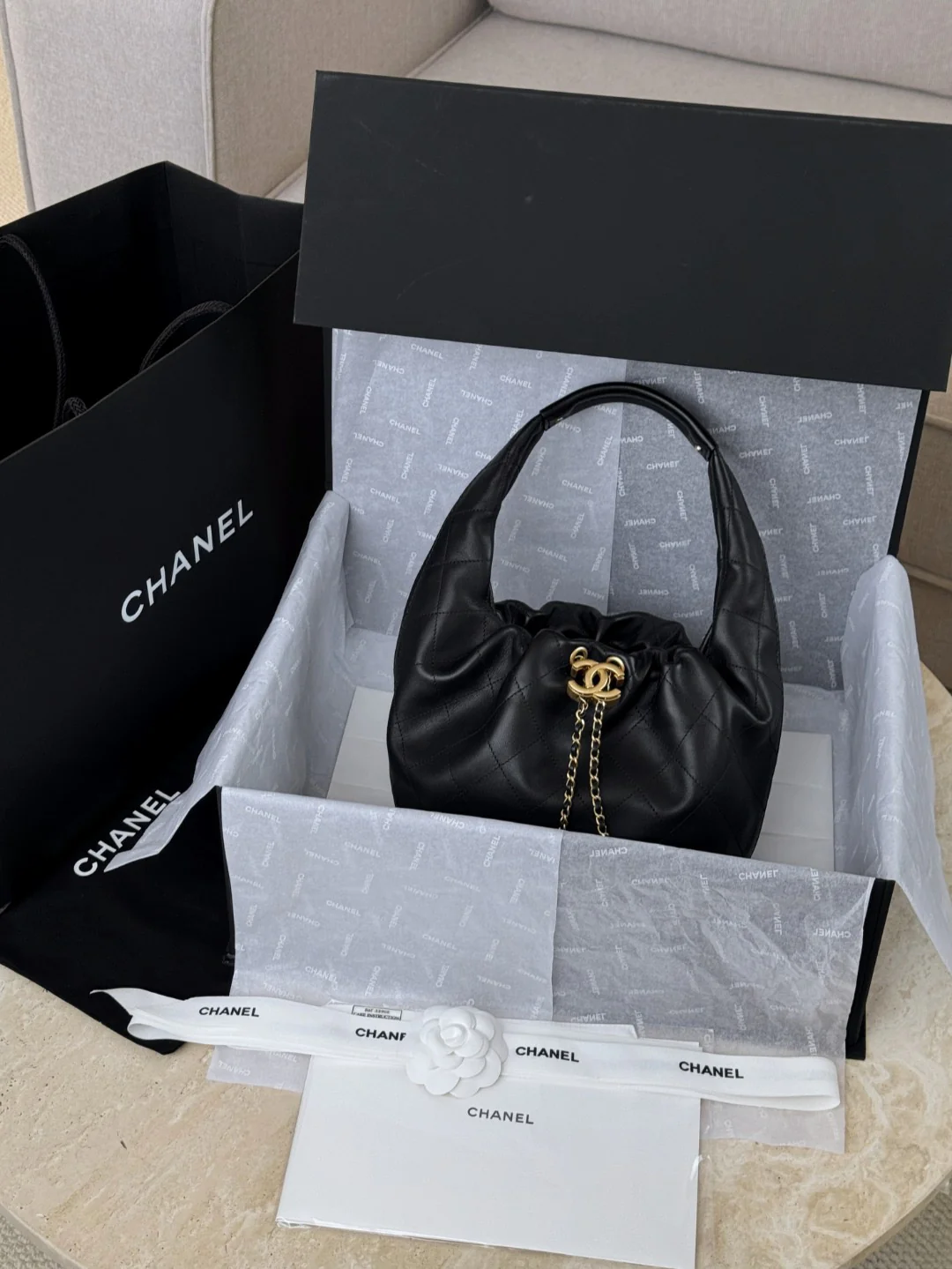 Chan 26C hobo bag