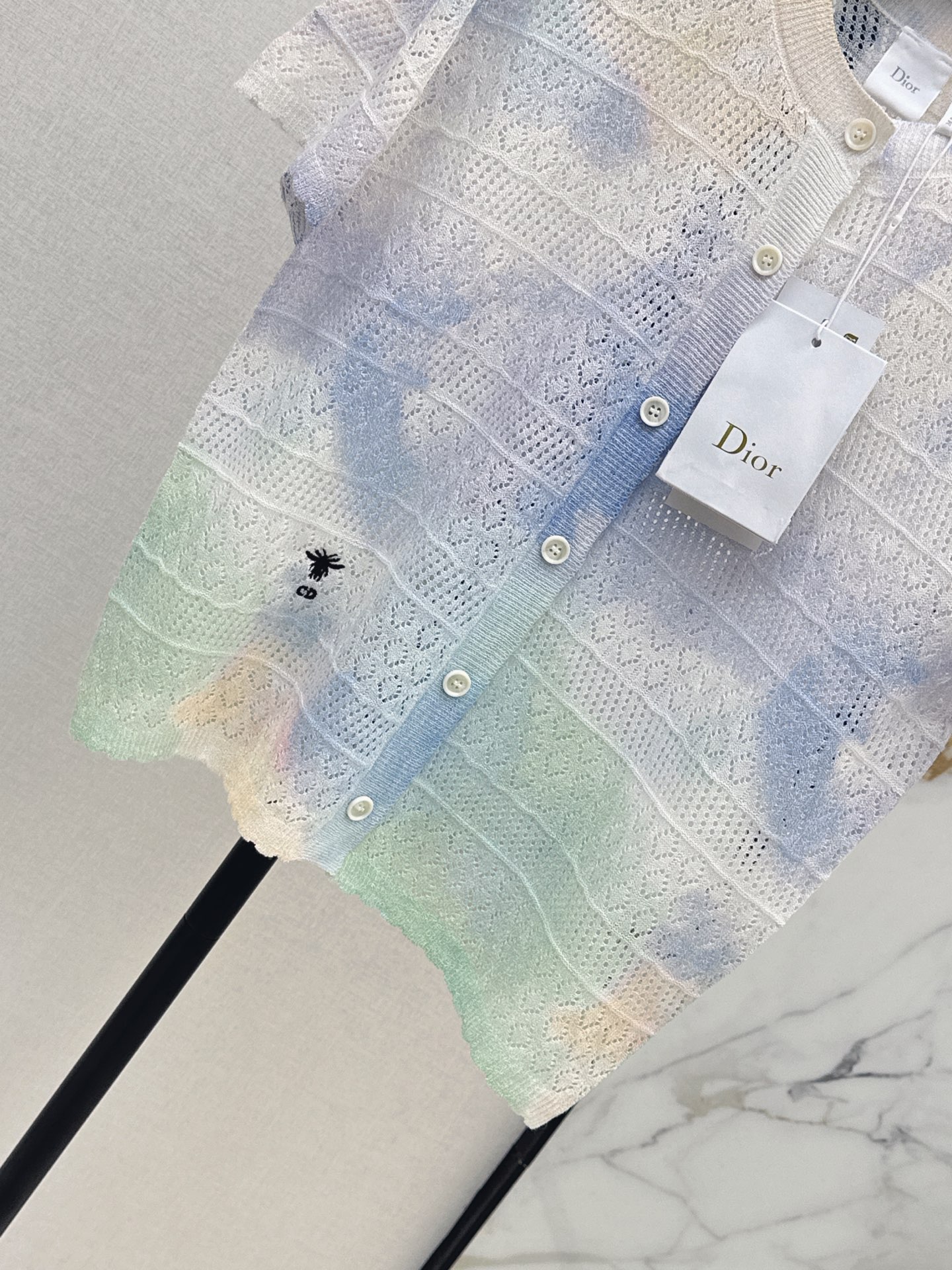 CD 26ss gradient knit cardigan