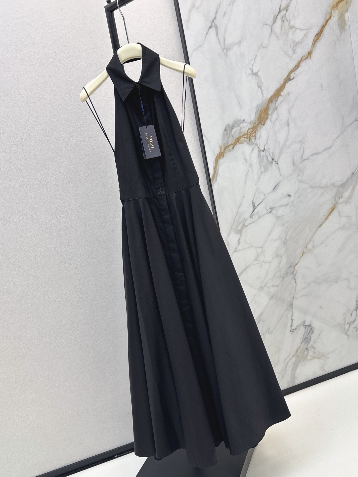 Ralp 26ss halter neck backless dress