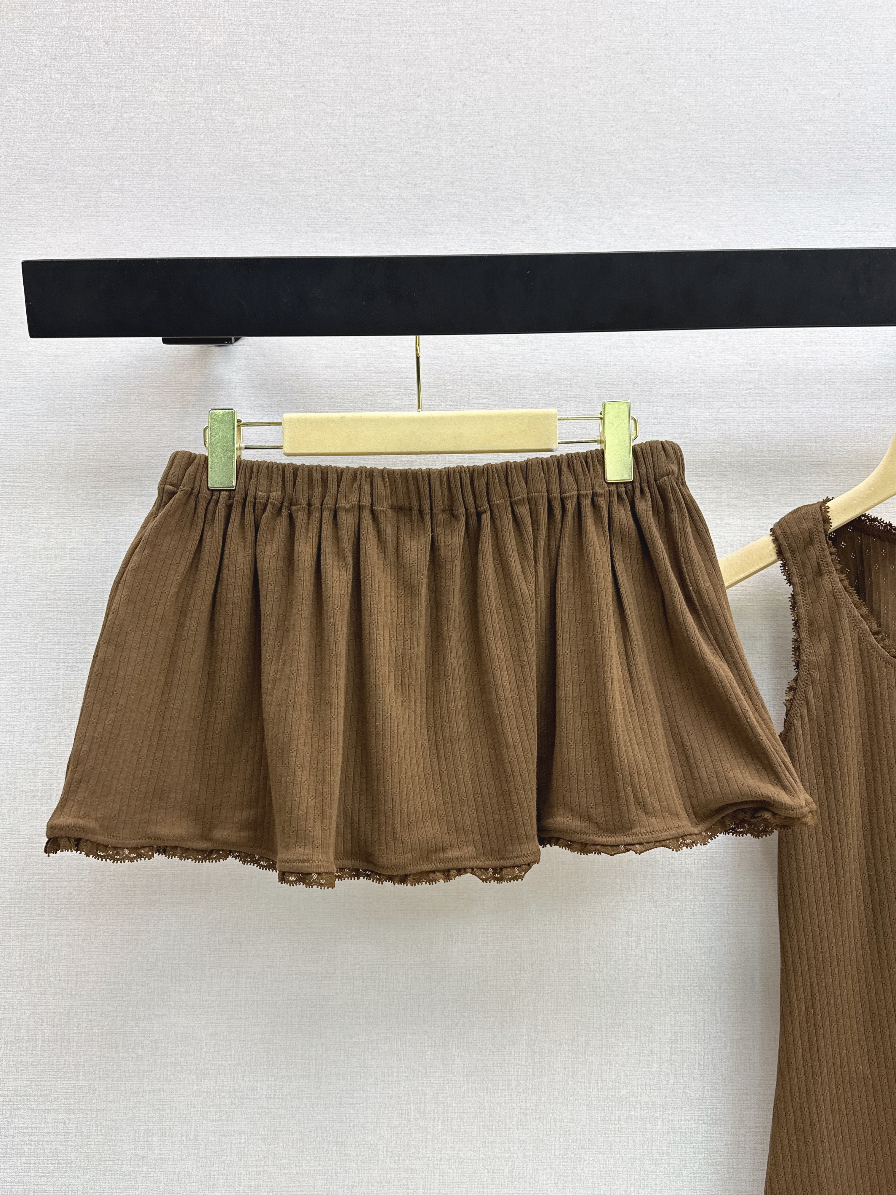 Miu 26ss vest skirt set