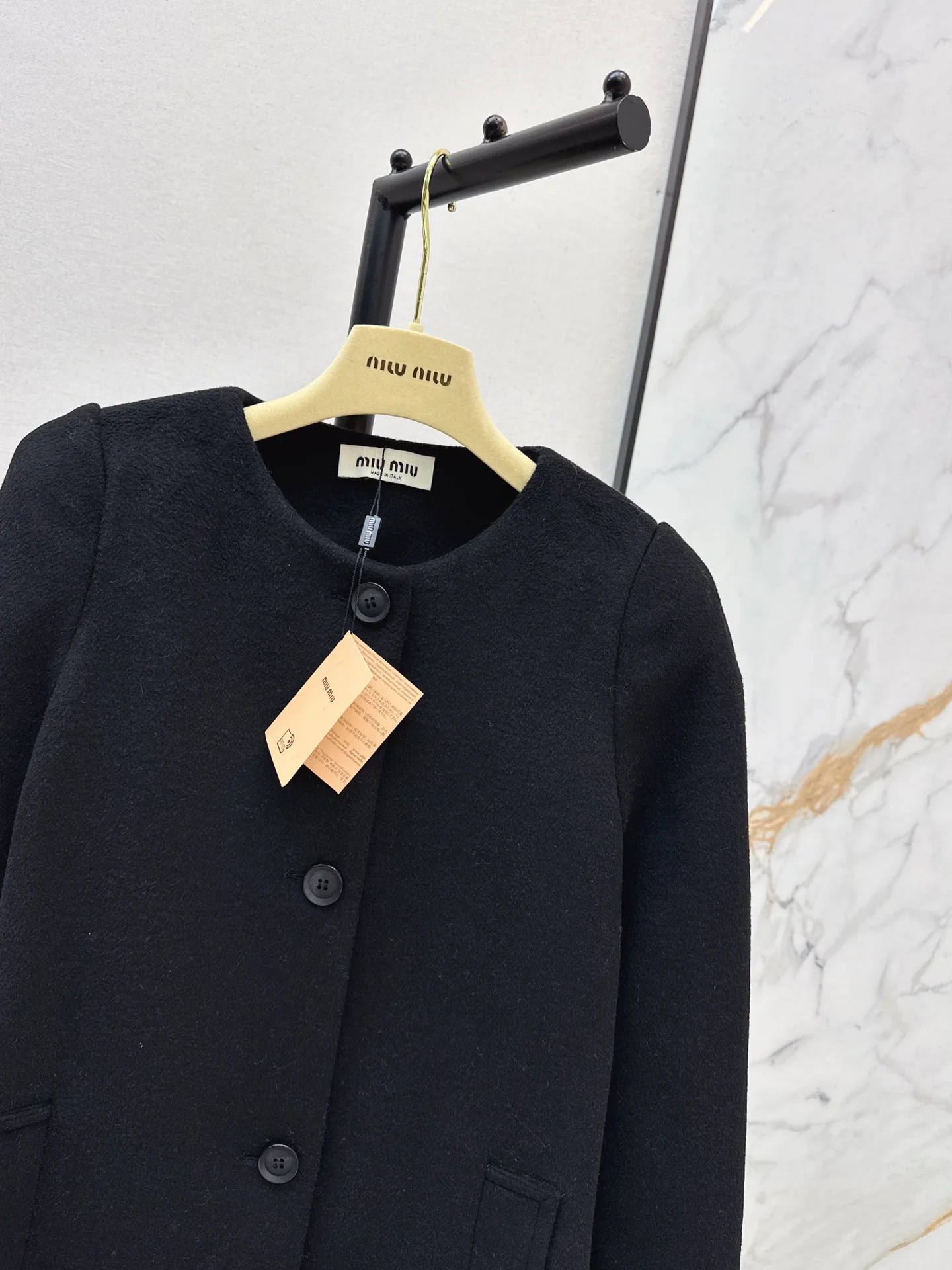 Miu 26ss woolen overcoats