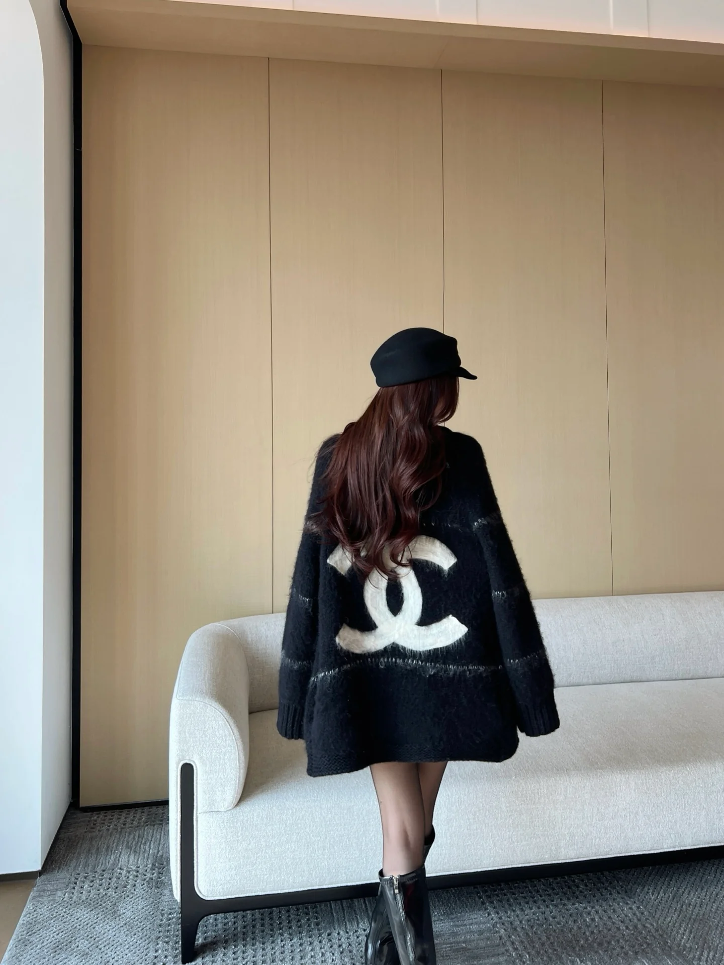 Chan 25fw belted cardigan