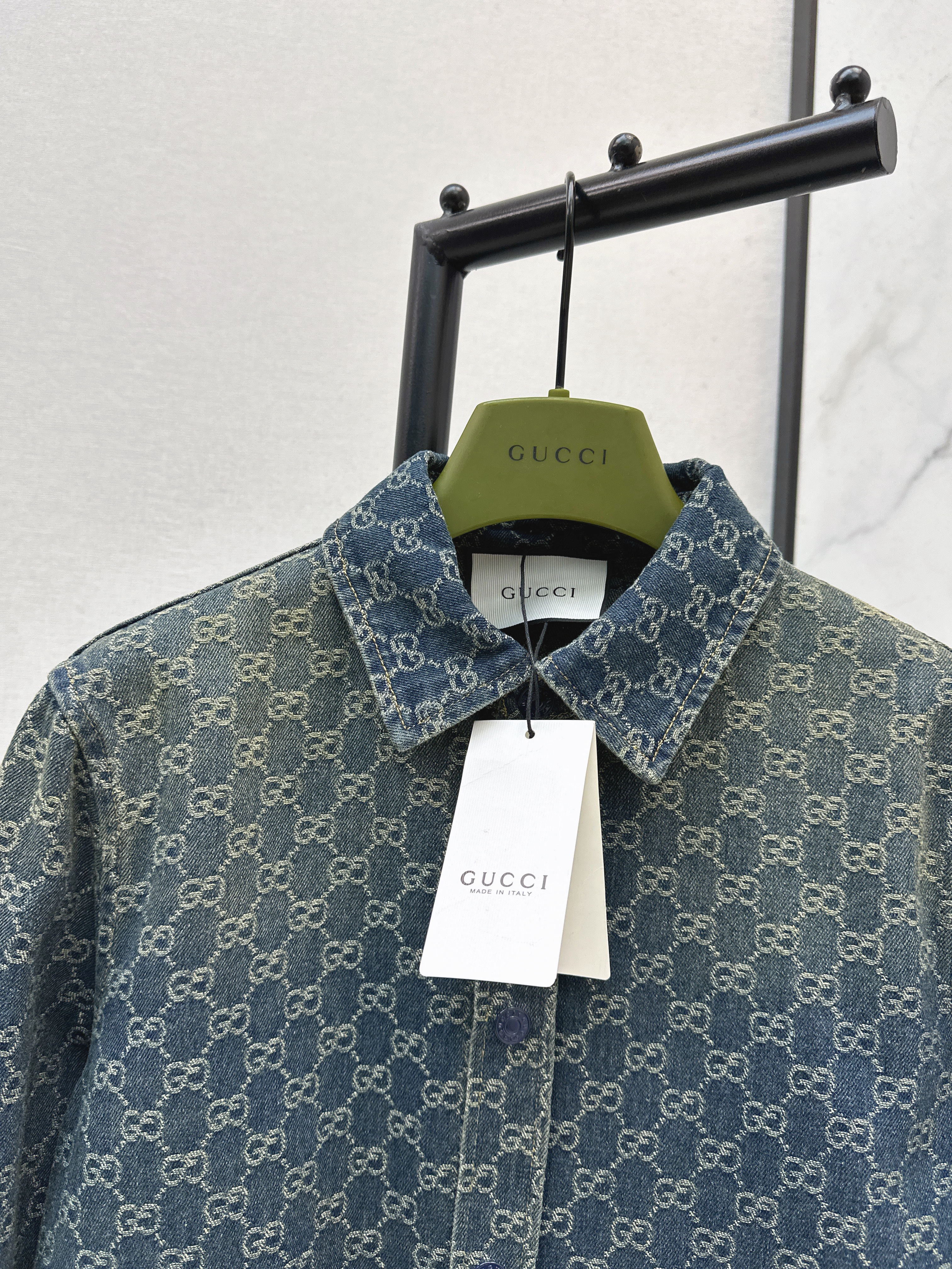 Guc 26ss denim shirt jacket