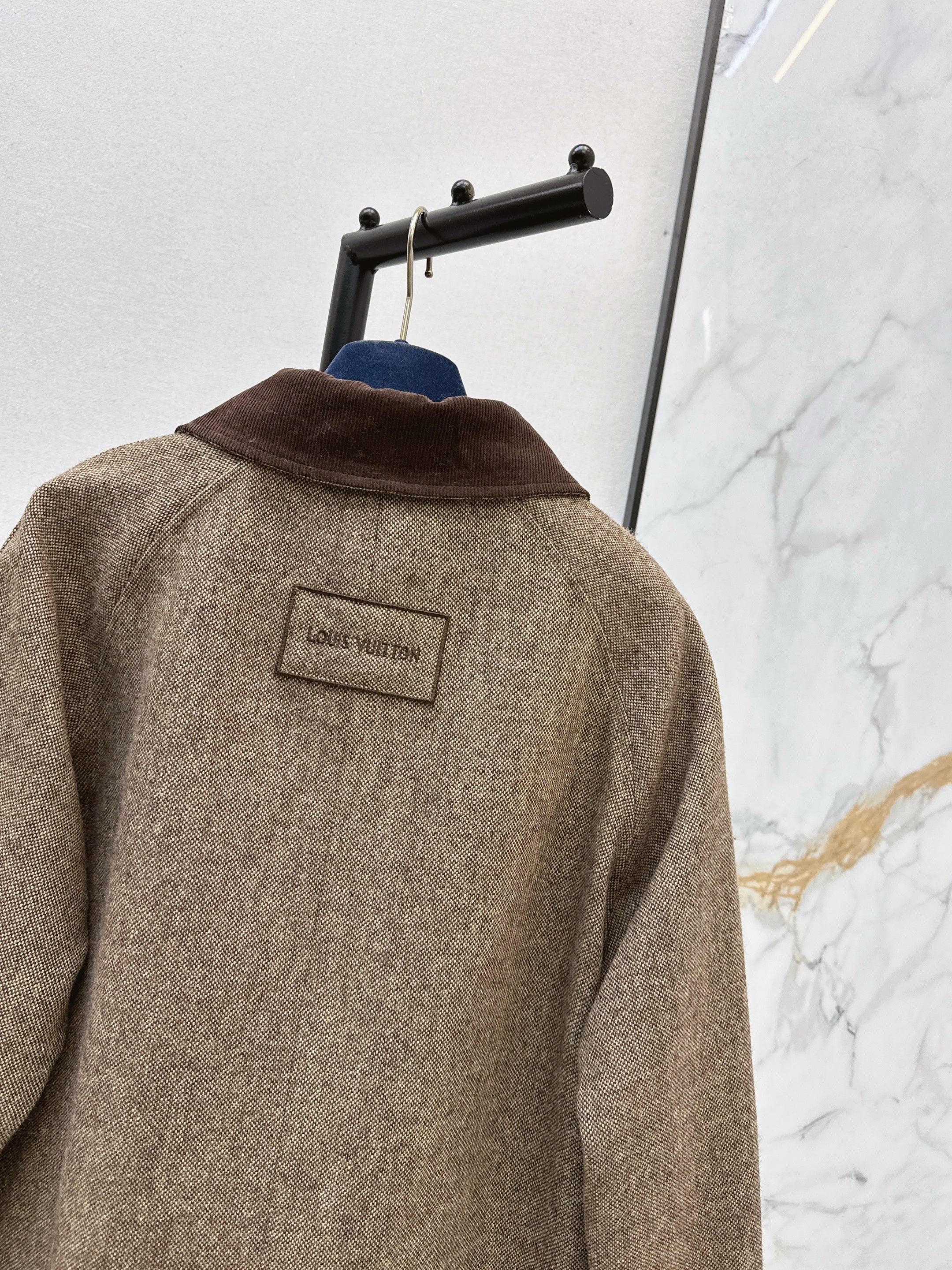 Louis 26ss trun down collar overcoats