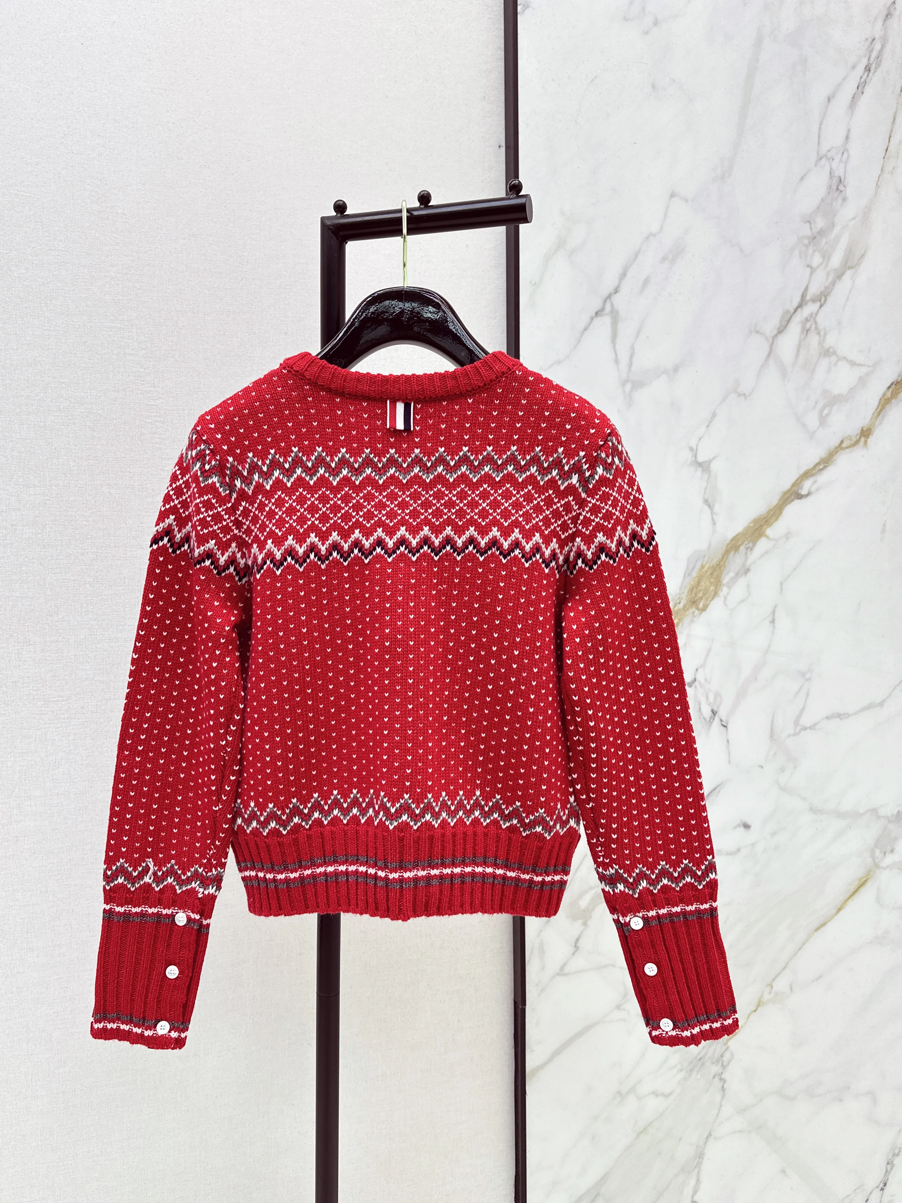 Thom 26ss fair isle cardigan