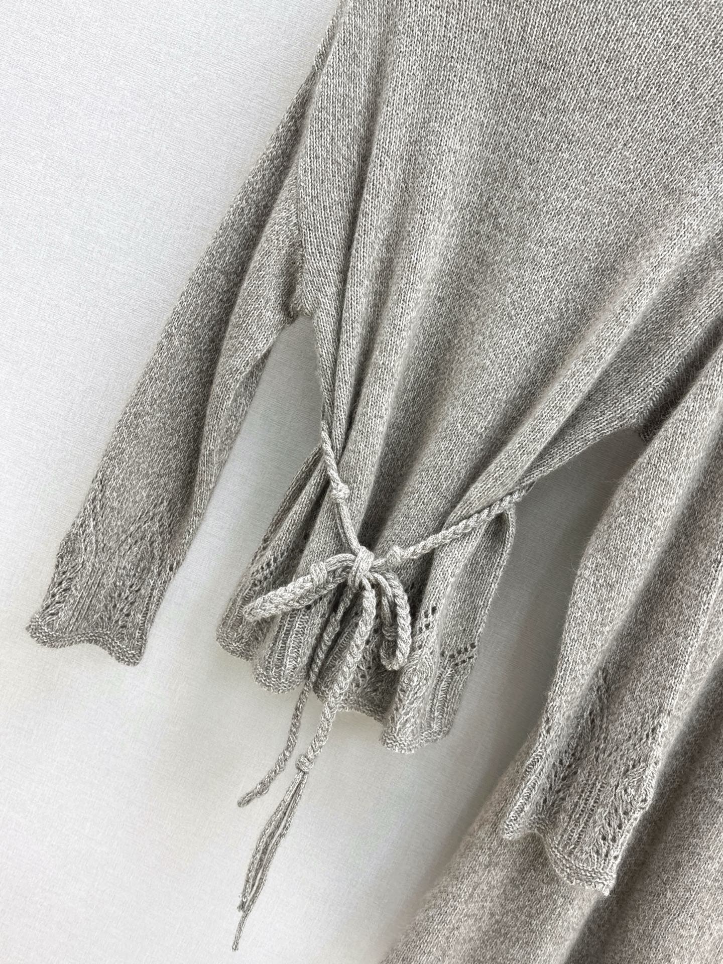 Brun 25fw knit high neck sweater+skirts outfit set