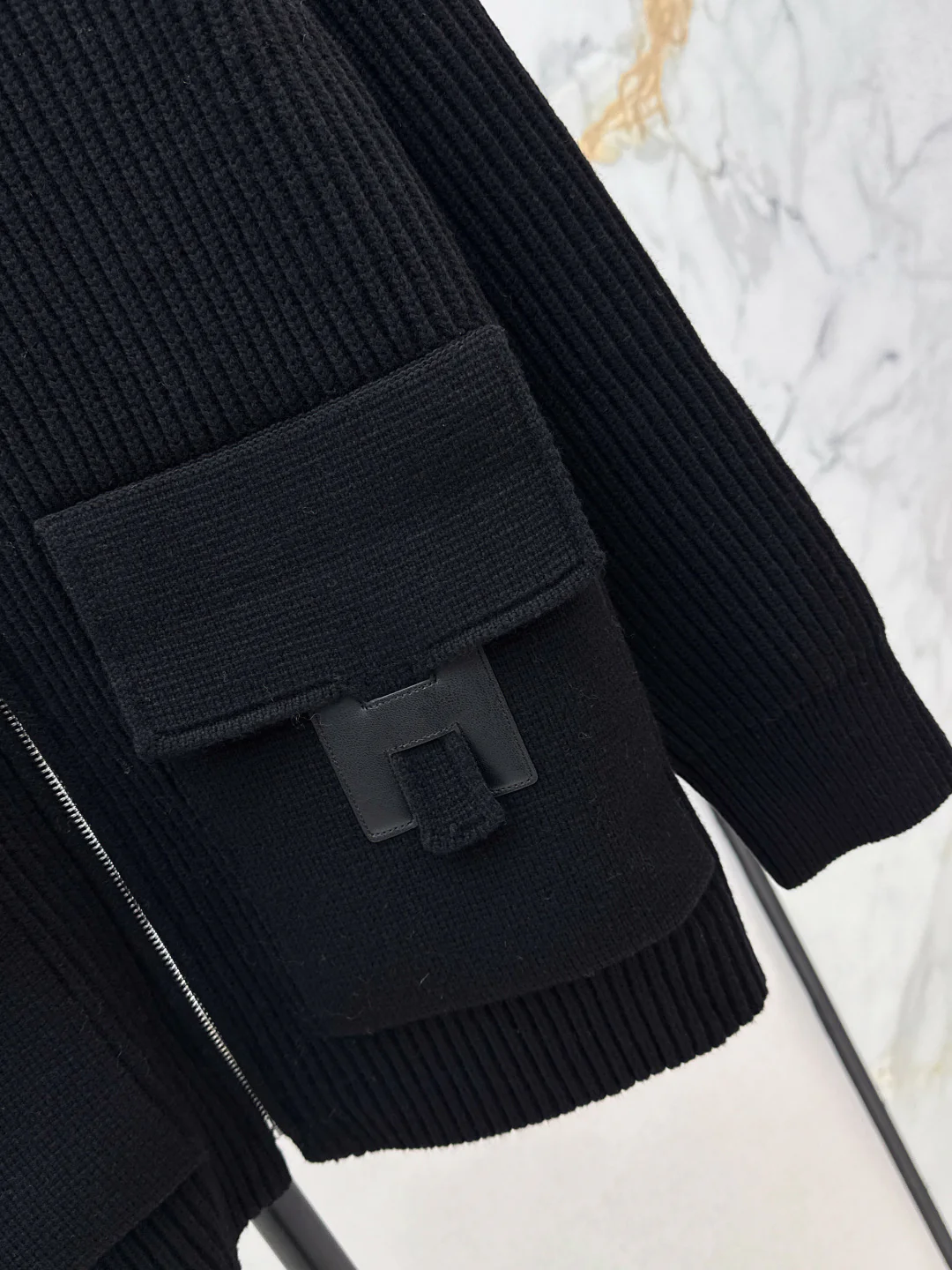 Herm 25fw knitted jacket