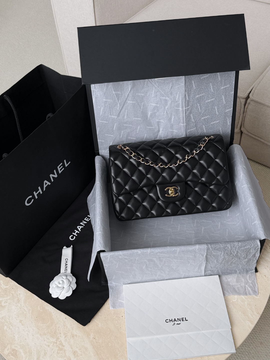 Chan cf30 chain shoulder bag