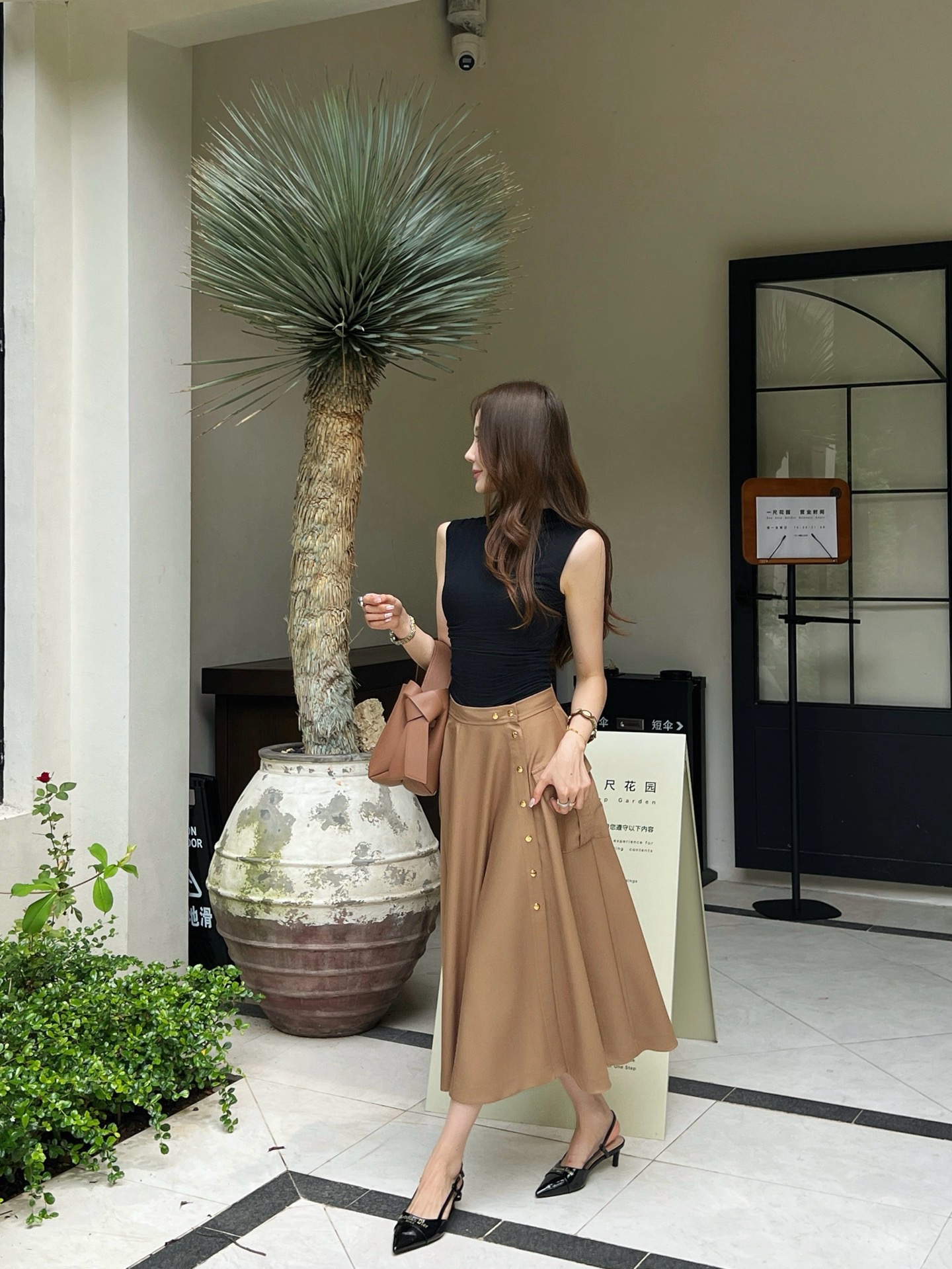 Celi 26ss cargo skirt