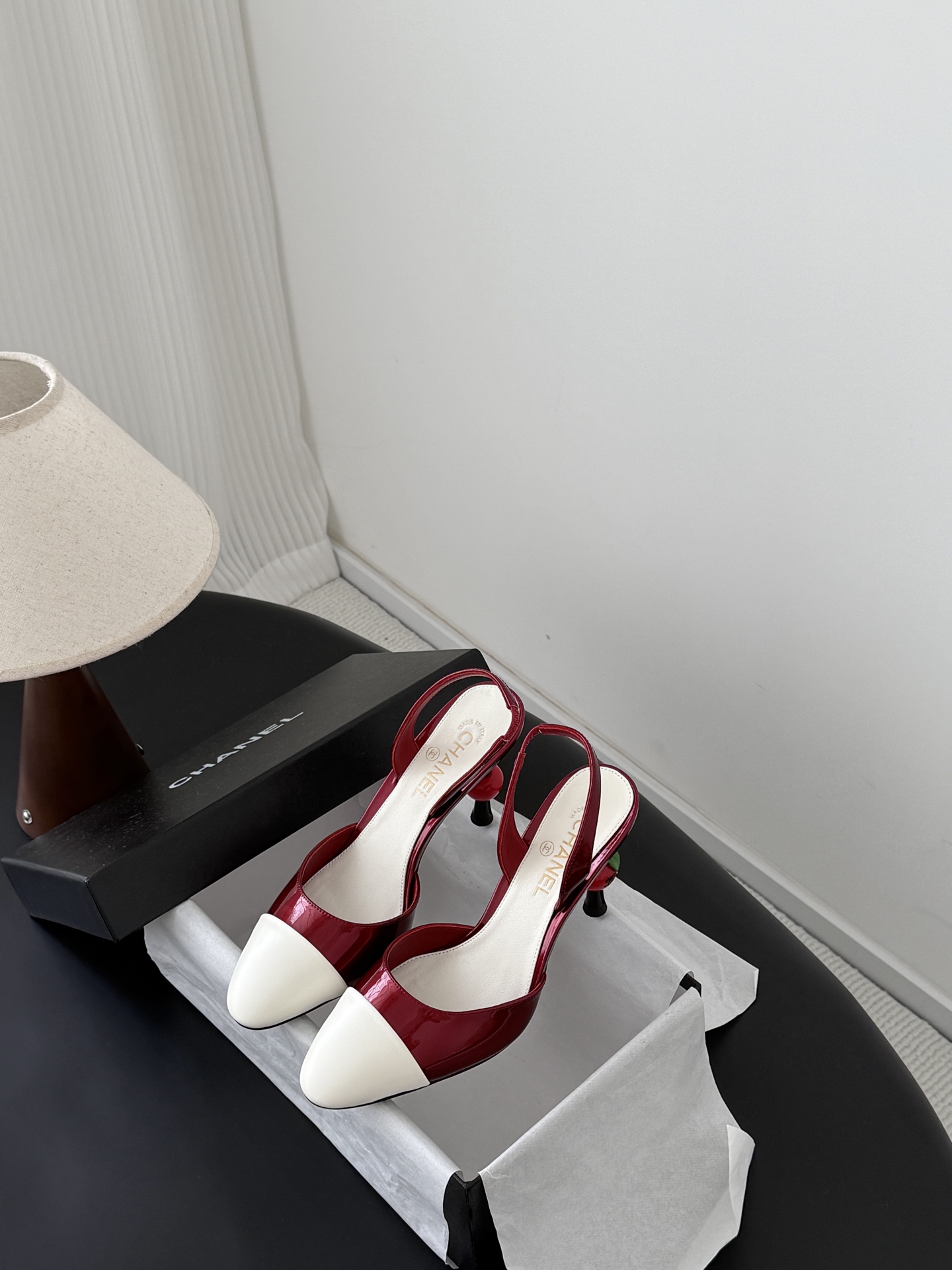 Chan 26A slingback heels